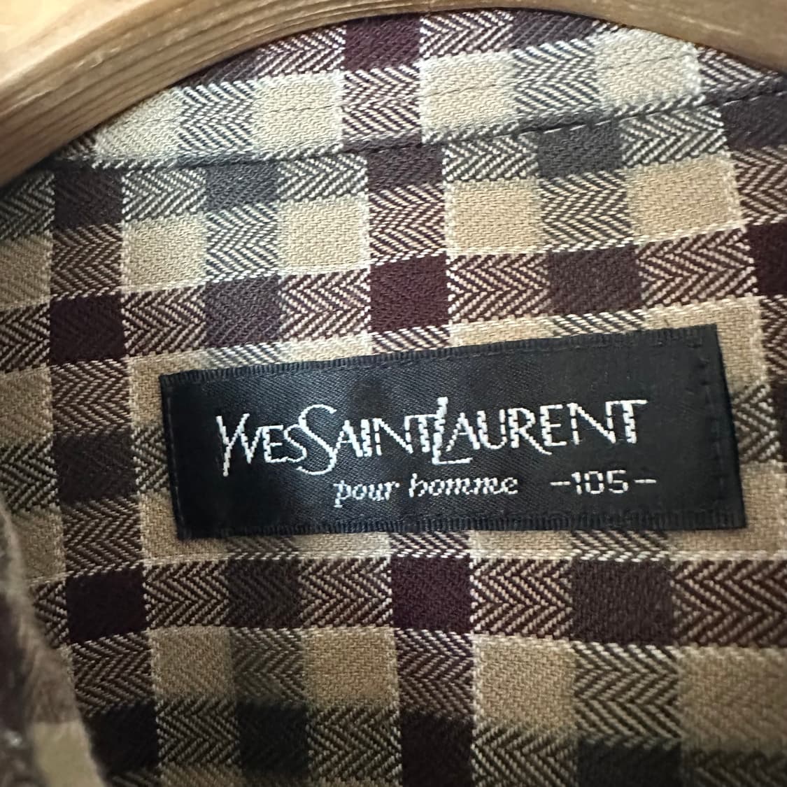 105 YSL 입생로랑 체크 셔츠 상품이미지4