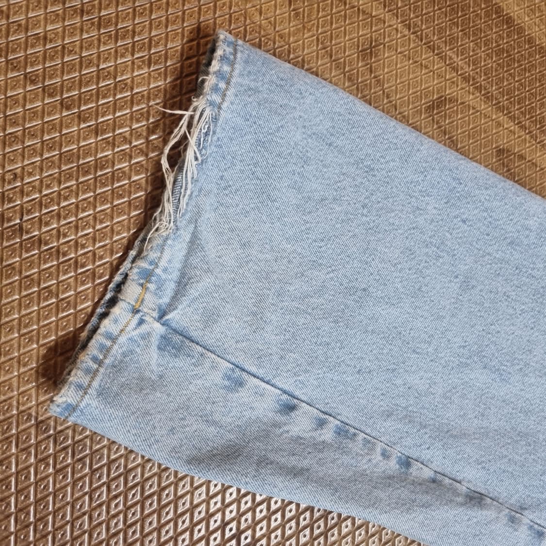 선플라워 트위스트 연청 데님 32x 32 상품이미지8