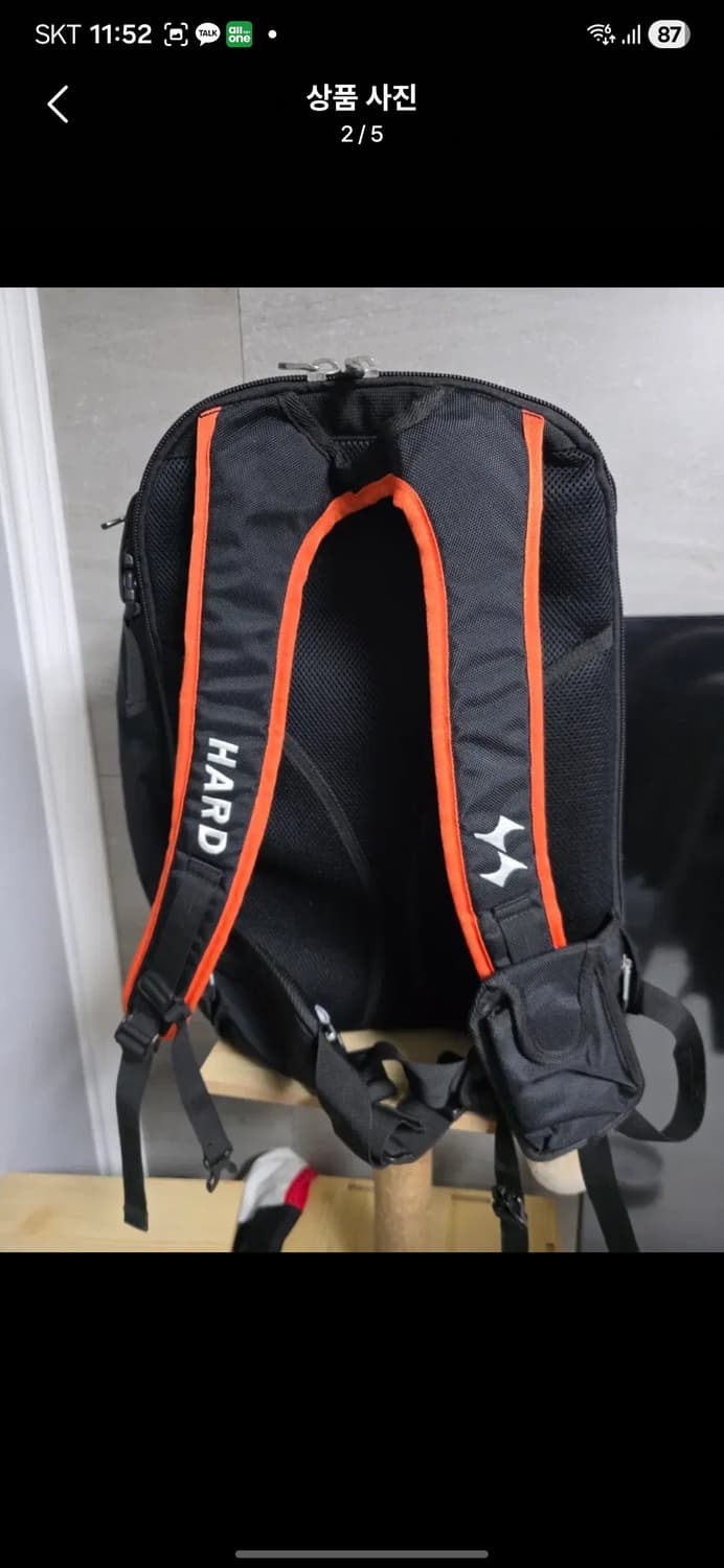 롯데자이언츠 선수지급용 백팩 상품이미지2