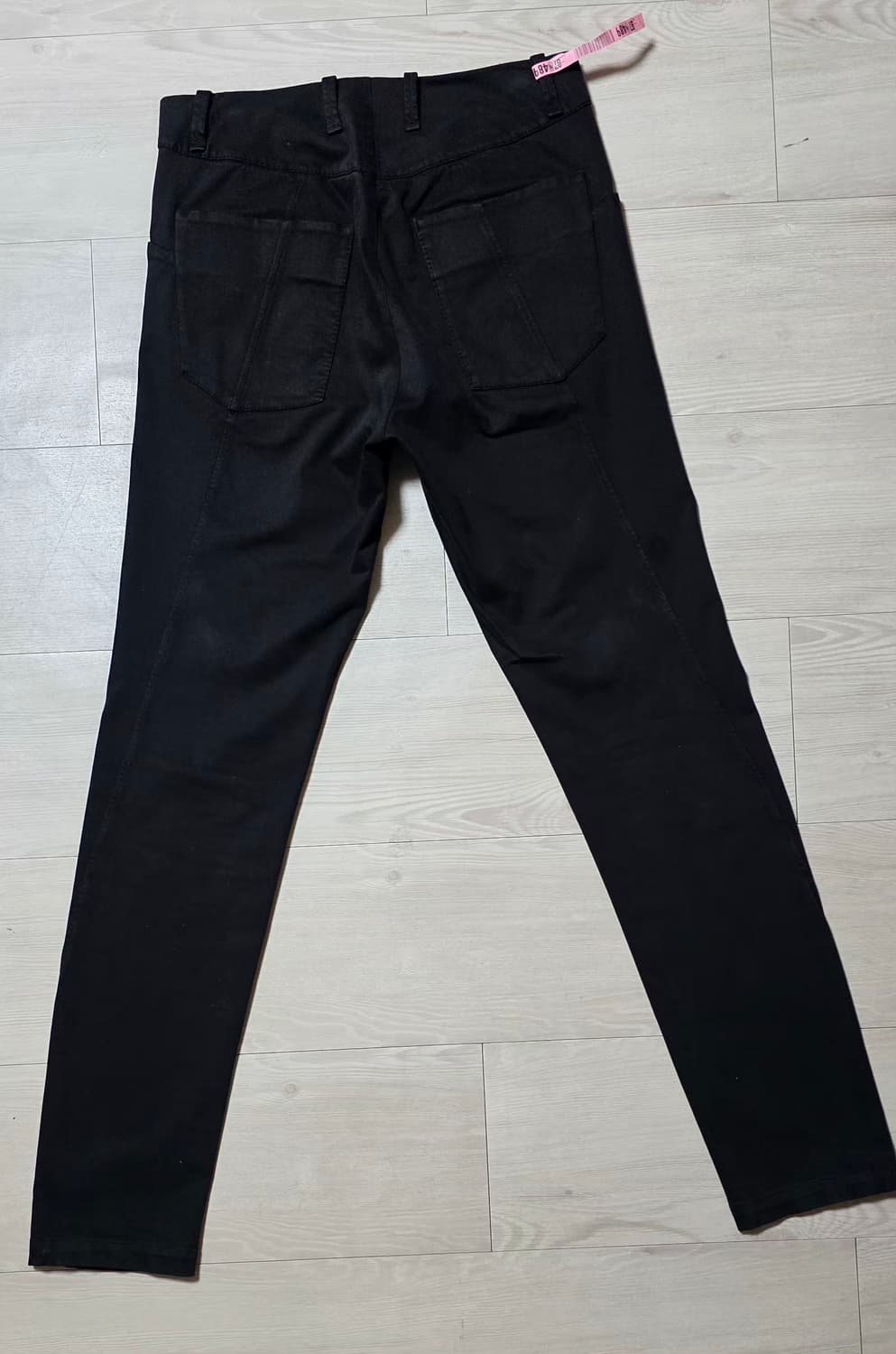 트렌짓 블랙코튼펜츠 xs(30) 상품이미지2