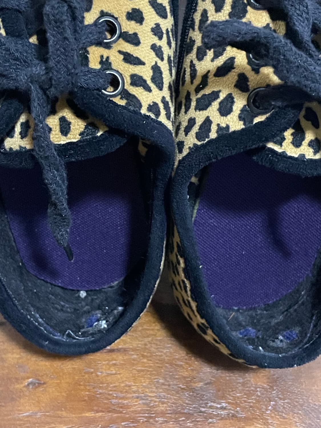 일본 레오파드 패턴 뮬 신발 상품이미지5