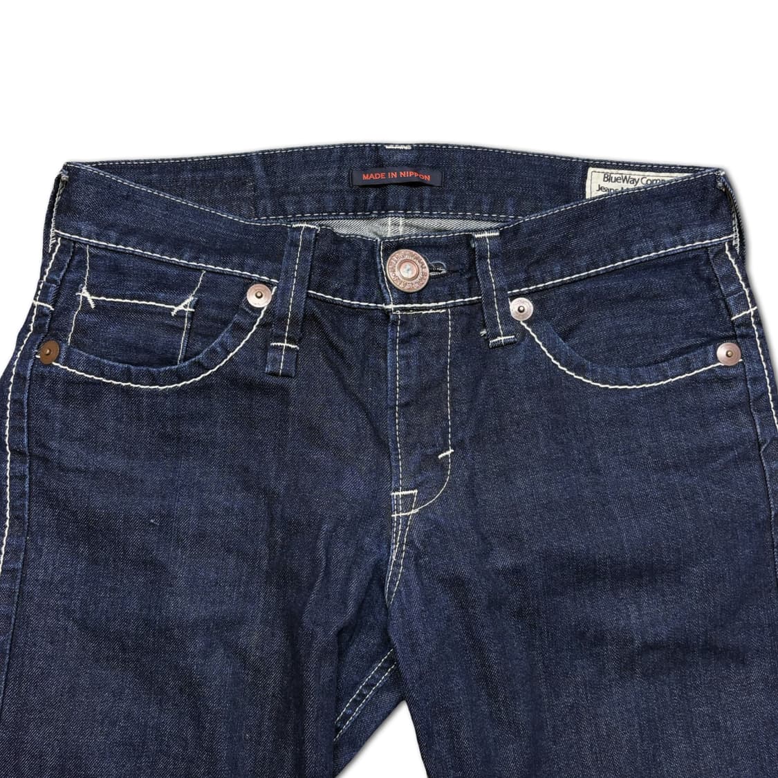 일본빈티지 스티치 로우라이즈 데님부츠컷 상품이미지3