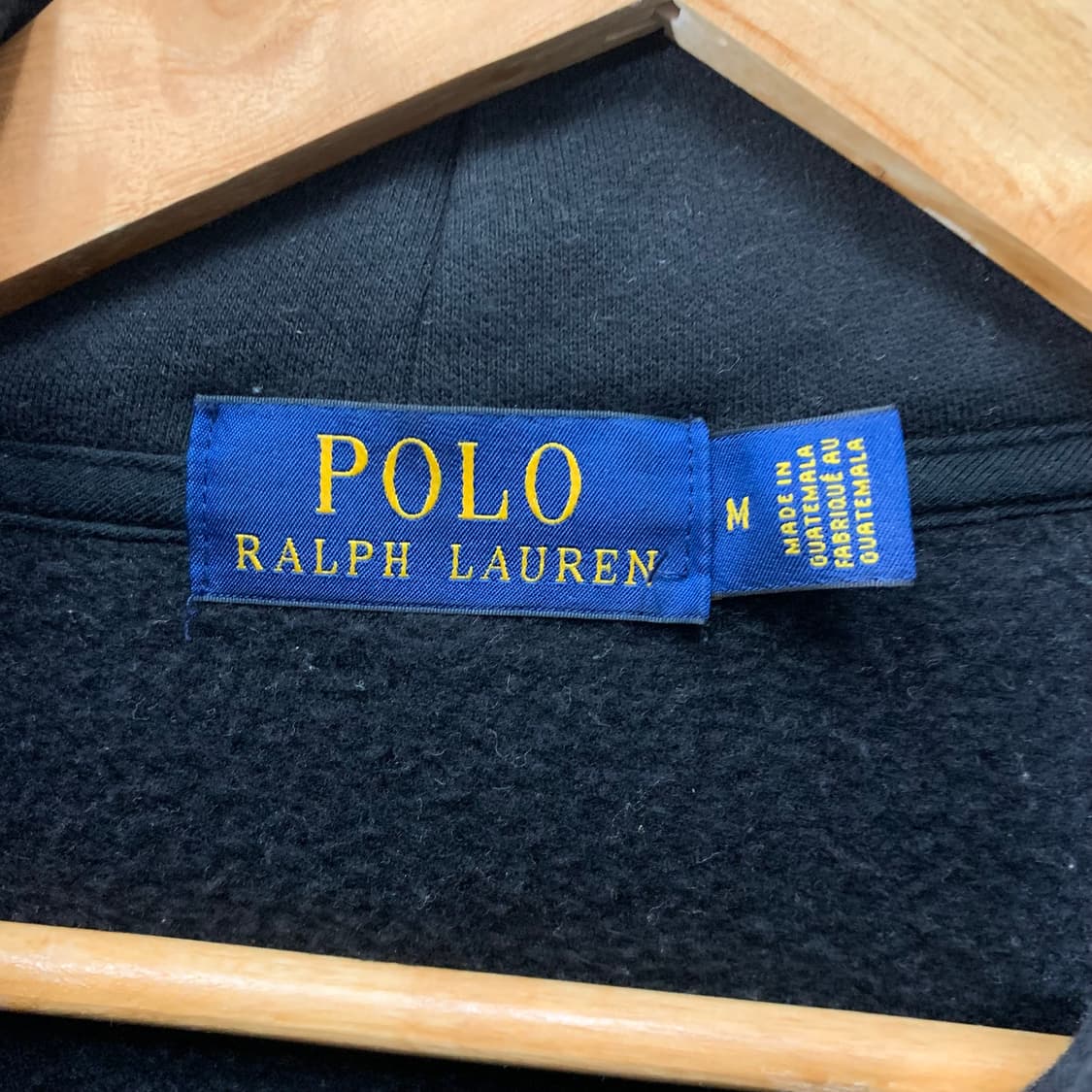 폴로 베어 블랙 후드티  상품이미지3