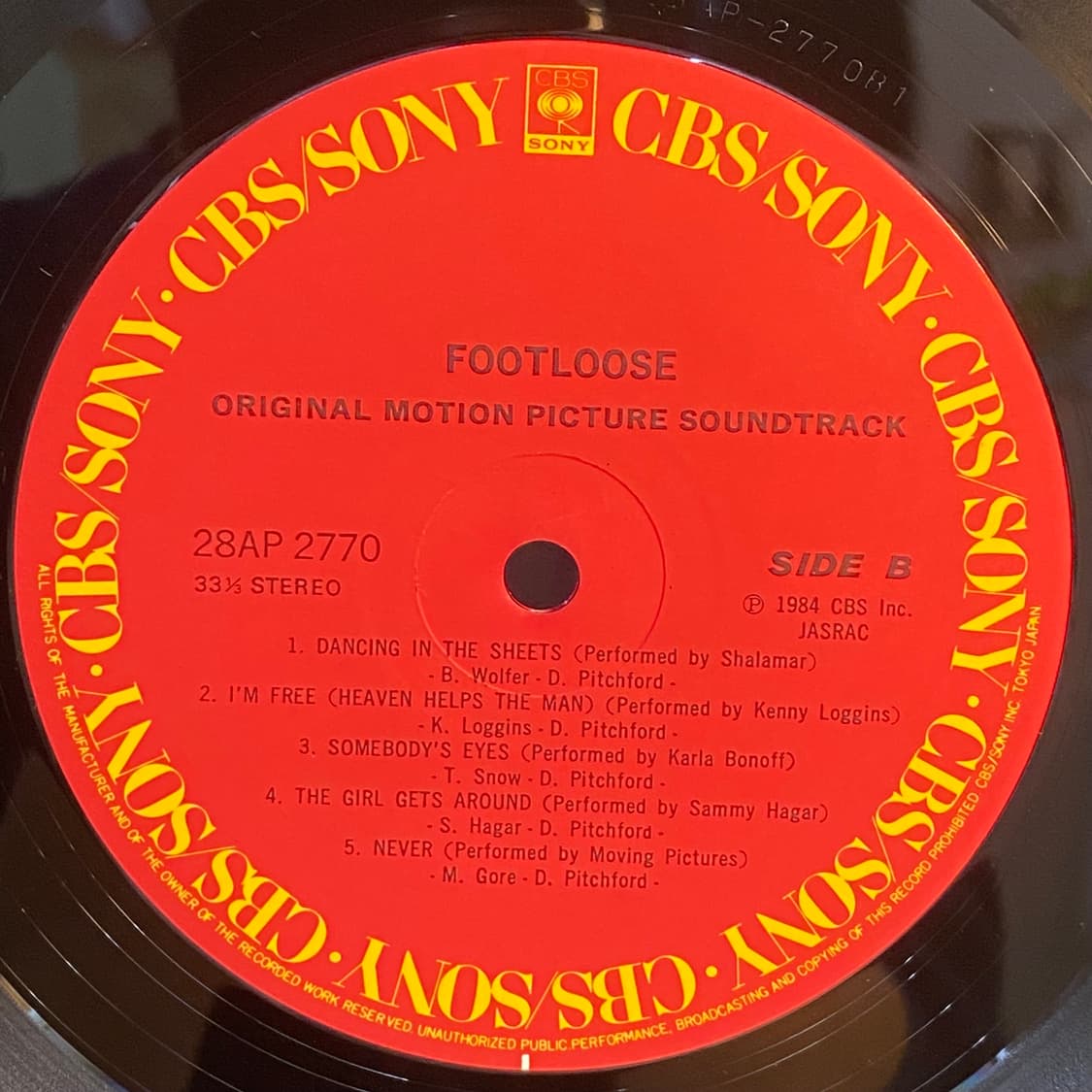 (LP-OST) Footloose 상품이미지5