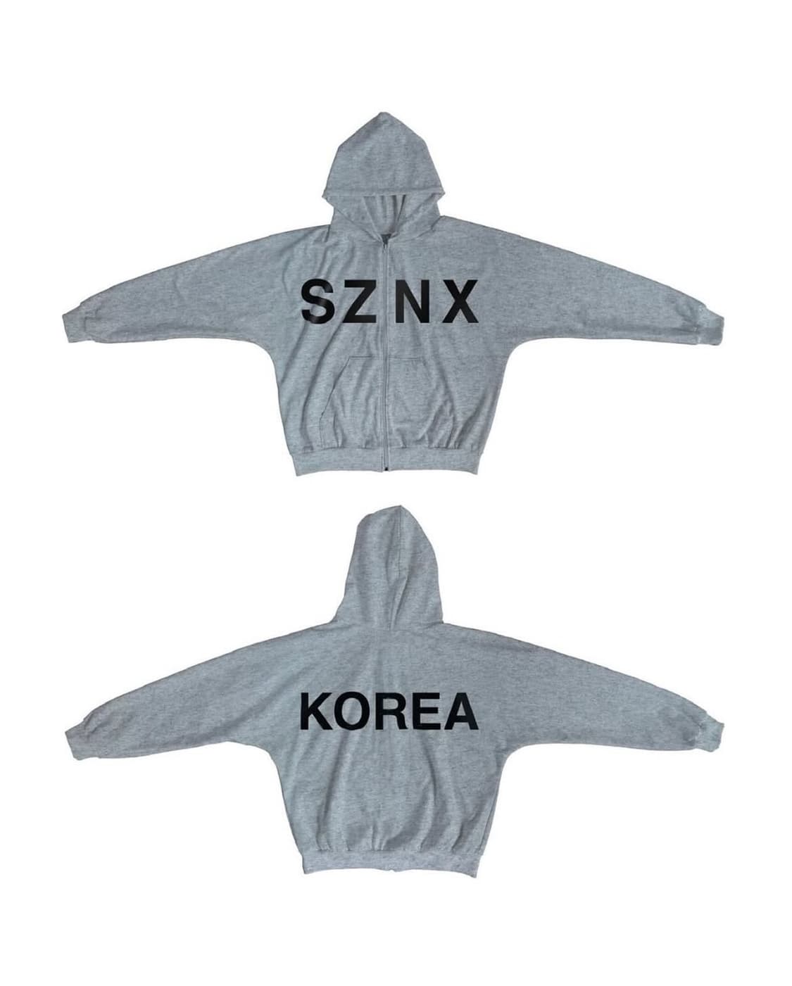 Ye(칸예웨스트)콘서트 md 이지시즌10 코리아 후드집업 1사이즈 상품이미지1