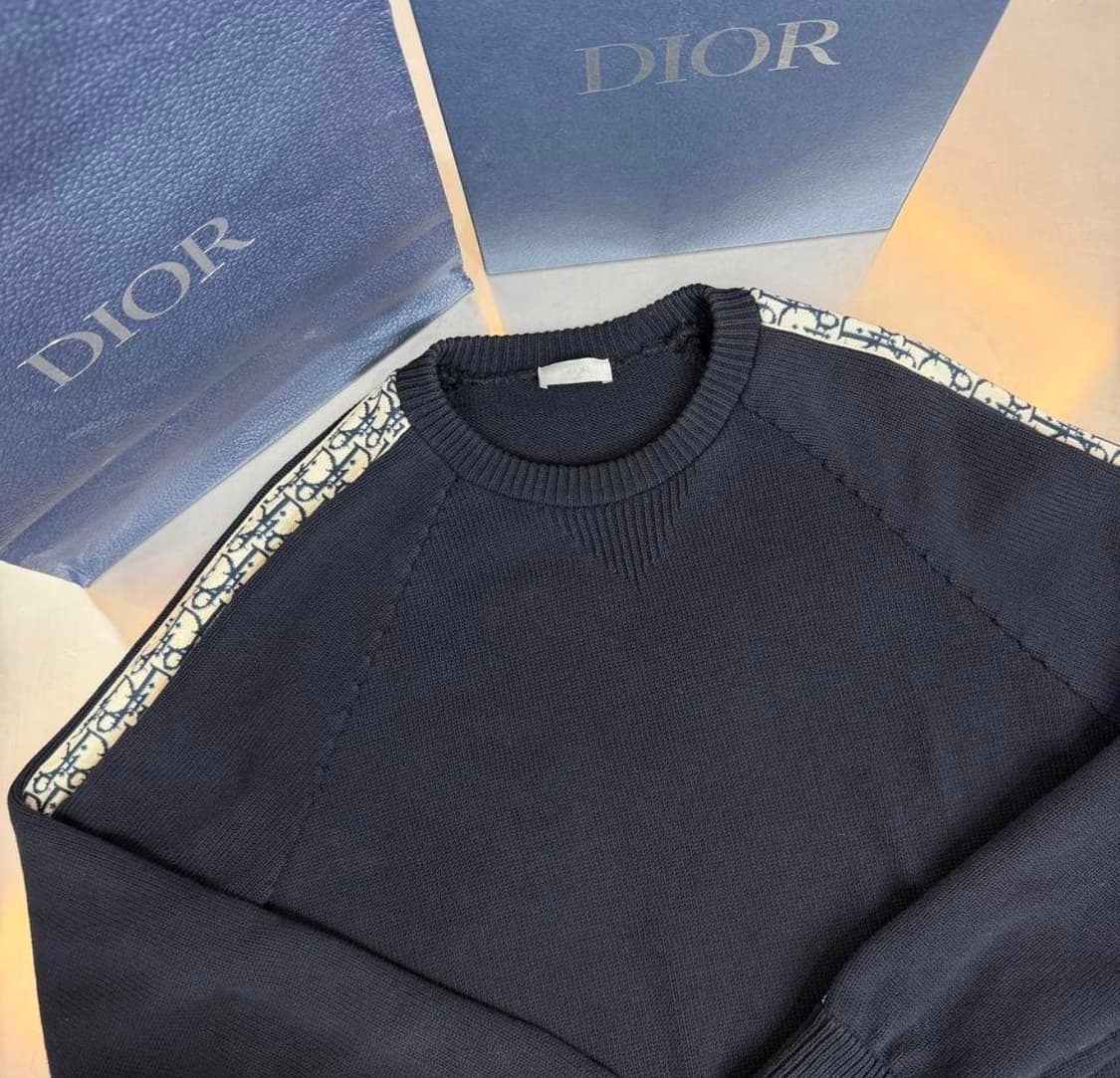 [리오브] 디올 오블리크 인서트 니트 상품이미지3