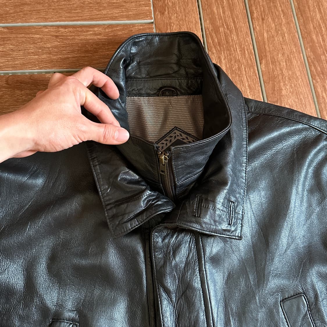 Vallemosso deer-skin leather coat 상품이미지4