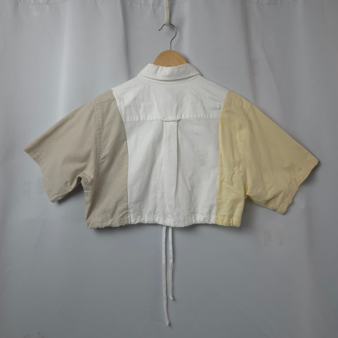 여S 칼하트 리폼 패치워크 크롭 셔츠 상품이미지4