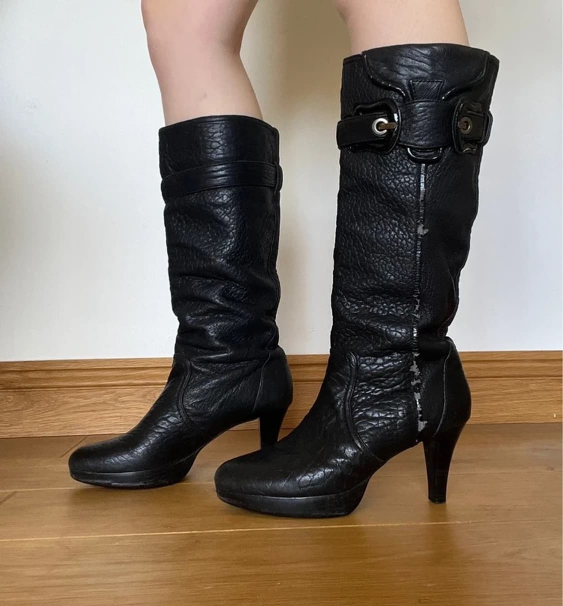 Fendi vintage leather buckle boots 상품이미지1