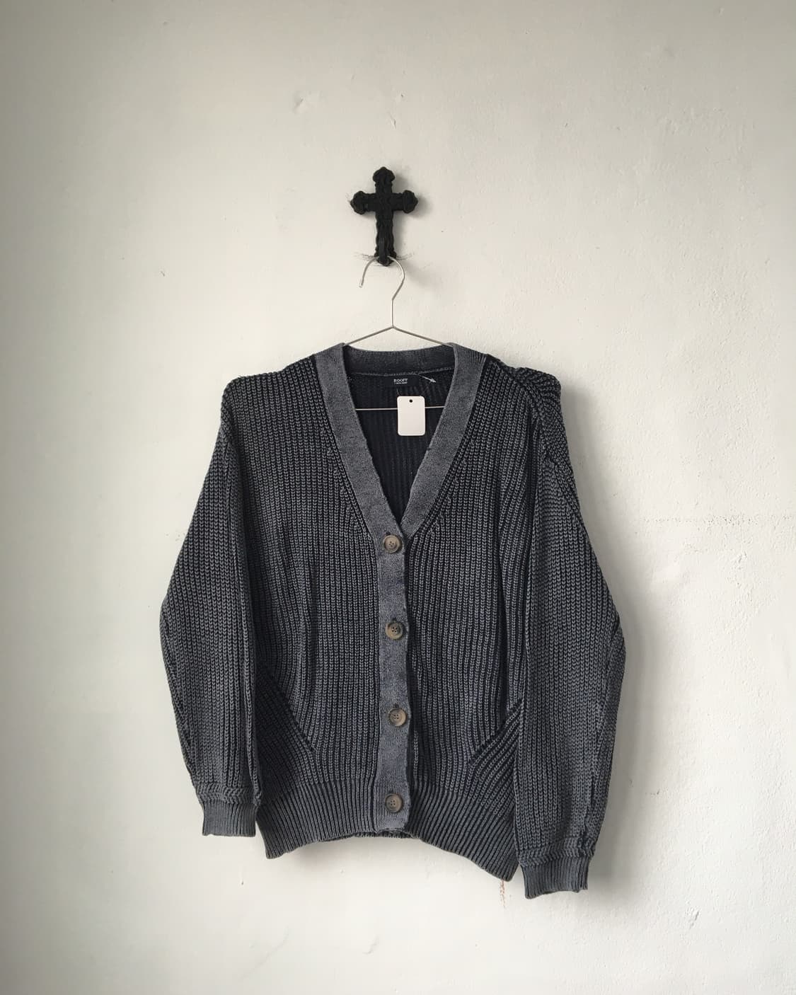 Ribbed knit cardigan 상품이미지2