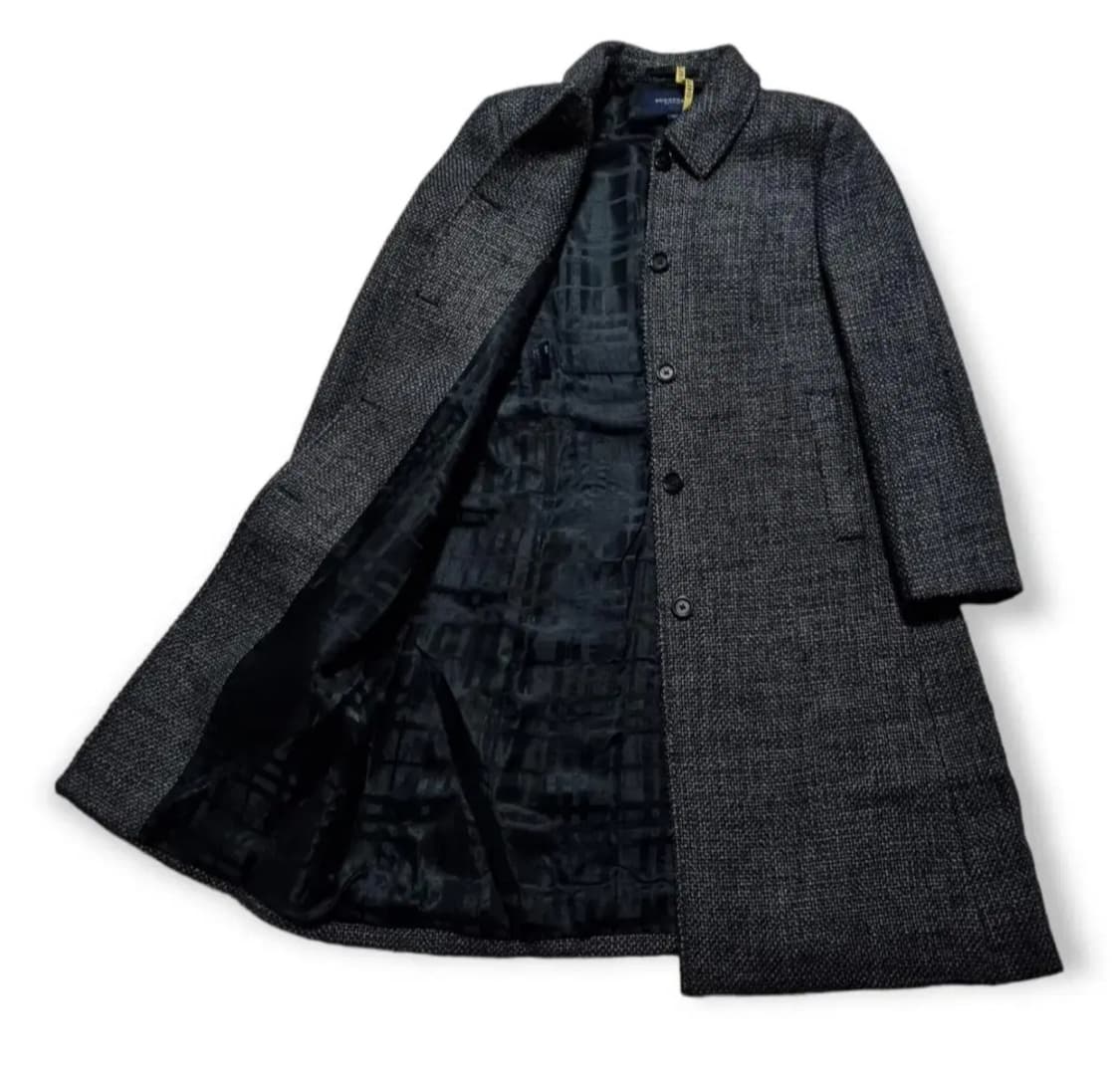 (uk8 여성 55) 버버리 헤링본 울 트위드코트 버버리코트 상품이미지4