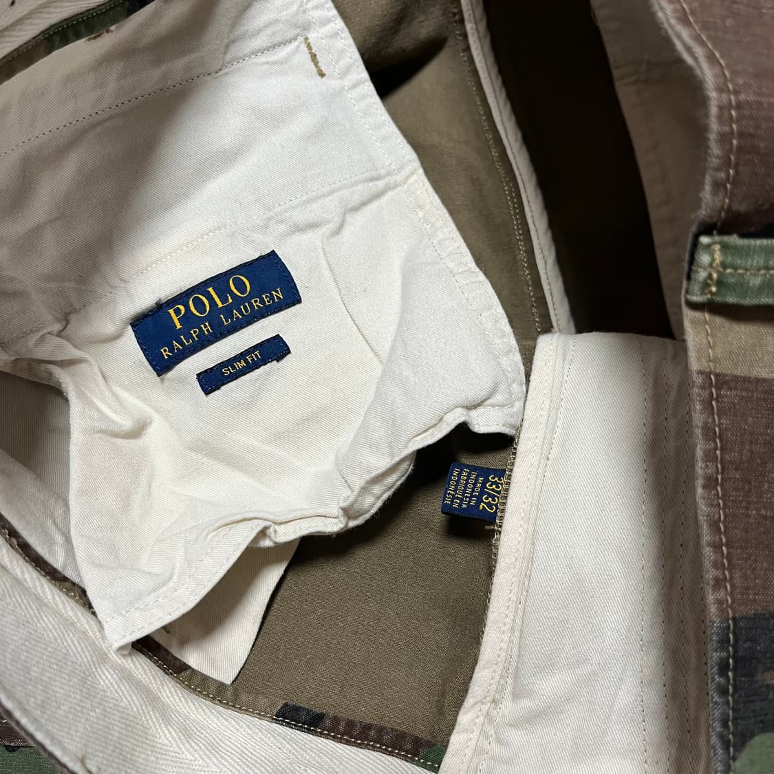 폴로 랄프로렌 카모 카고 조거 팬츠 상품이미지5