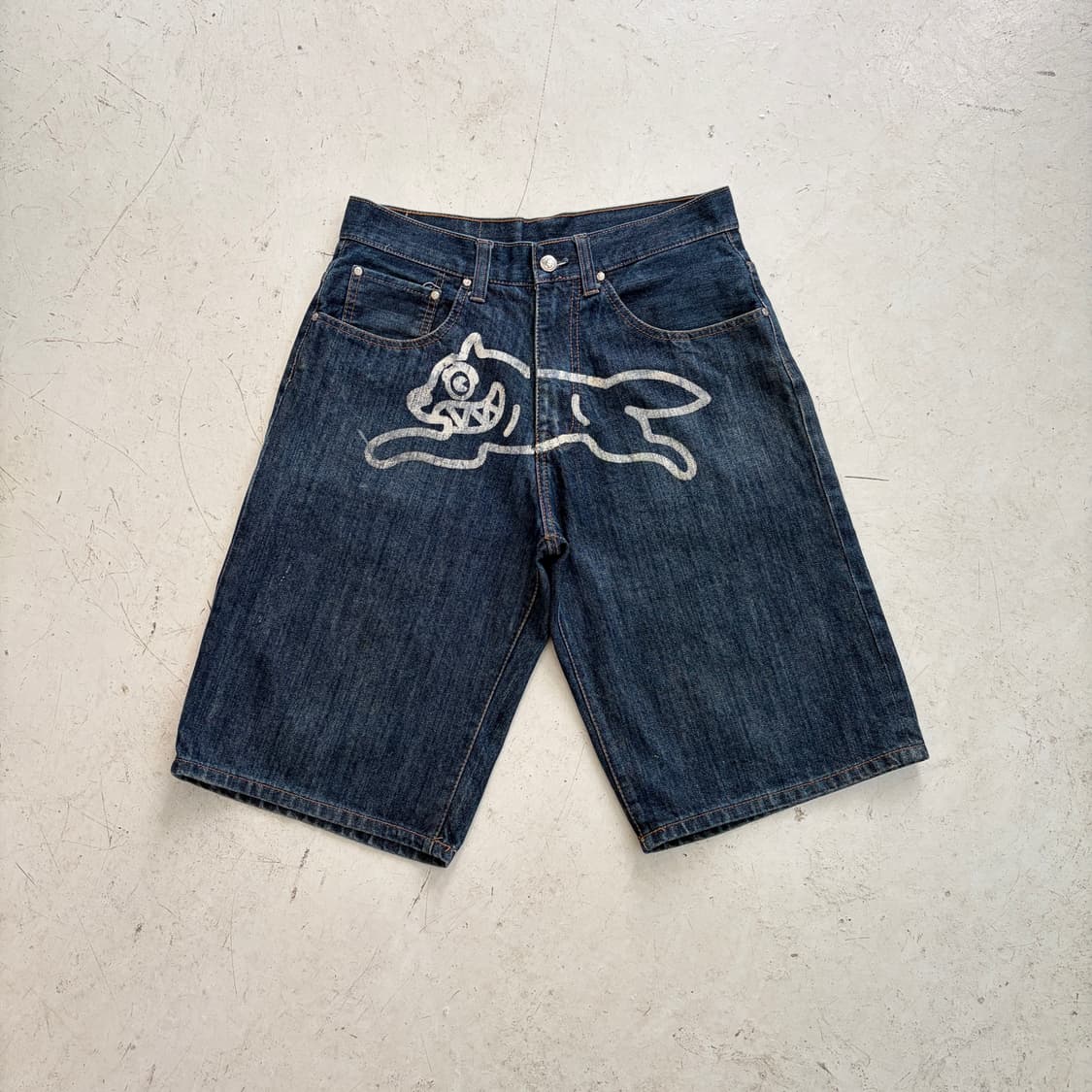 BBC 빌리네어 보이즈 클럽 러닝독 데님 반바지 S 상품이미지1