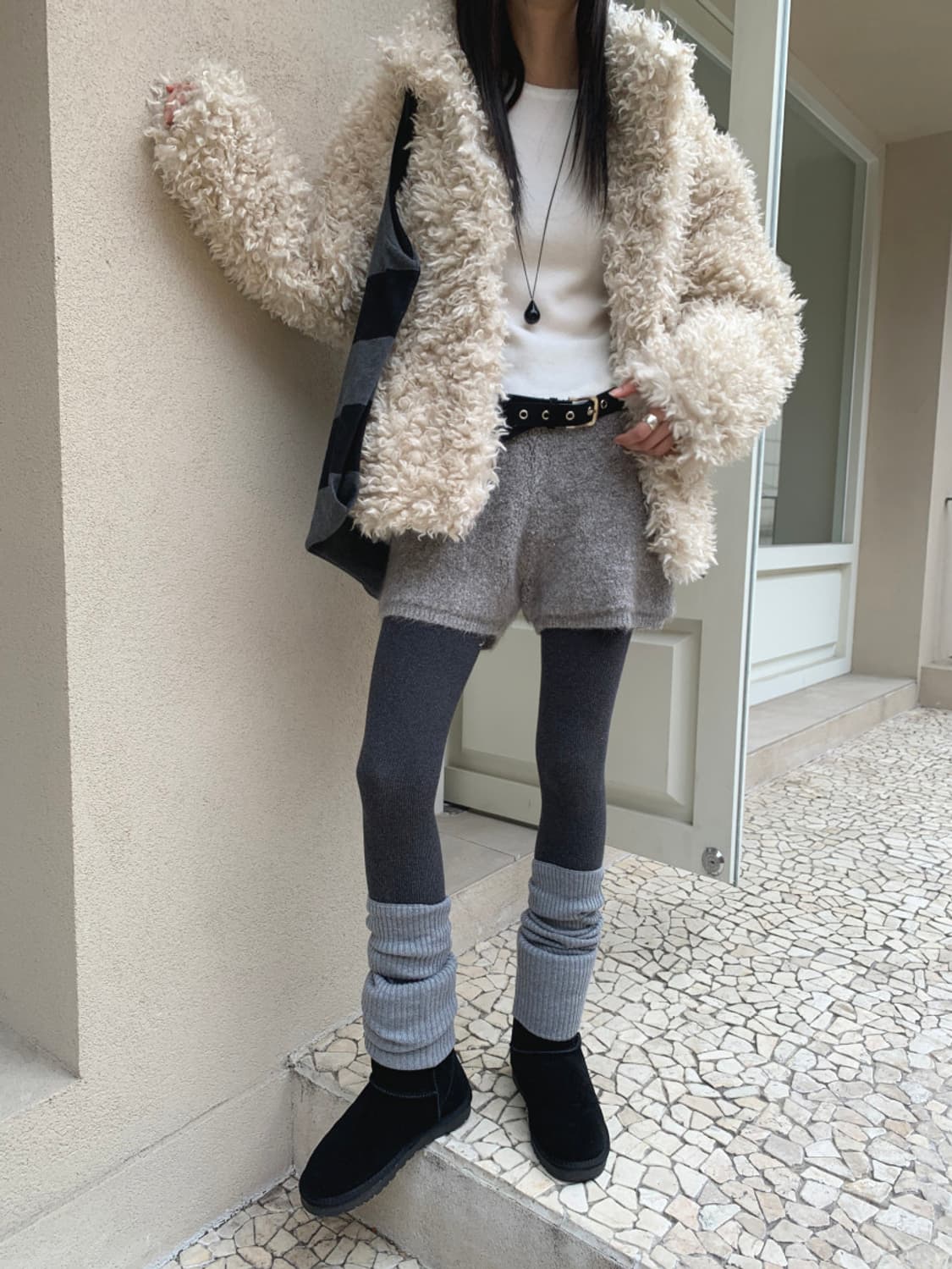 [무료배송] 원가 20만 원 고퀄 퍼자켓 새 것 상품이미지4