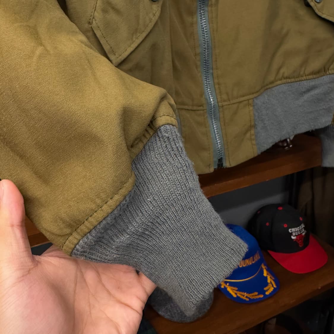 90s 알파 인더스트리 리버시블 플라이트 MA1 밀리터리 봄버 자켓 상품이미지7