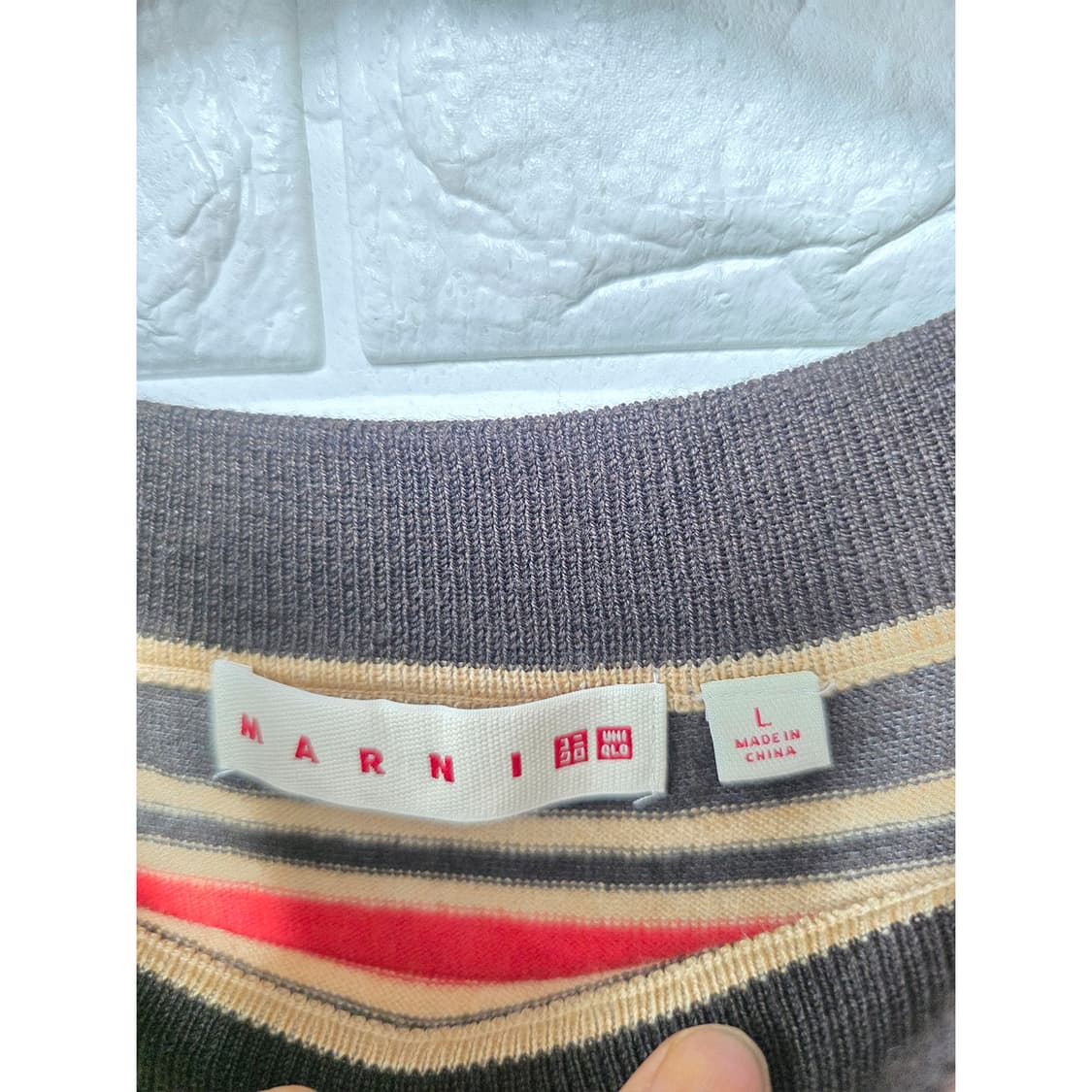마르니 MARNI 스트라이프 니트 원피스 L 상품이미지2