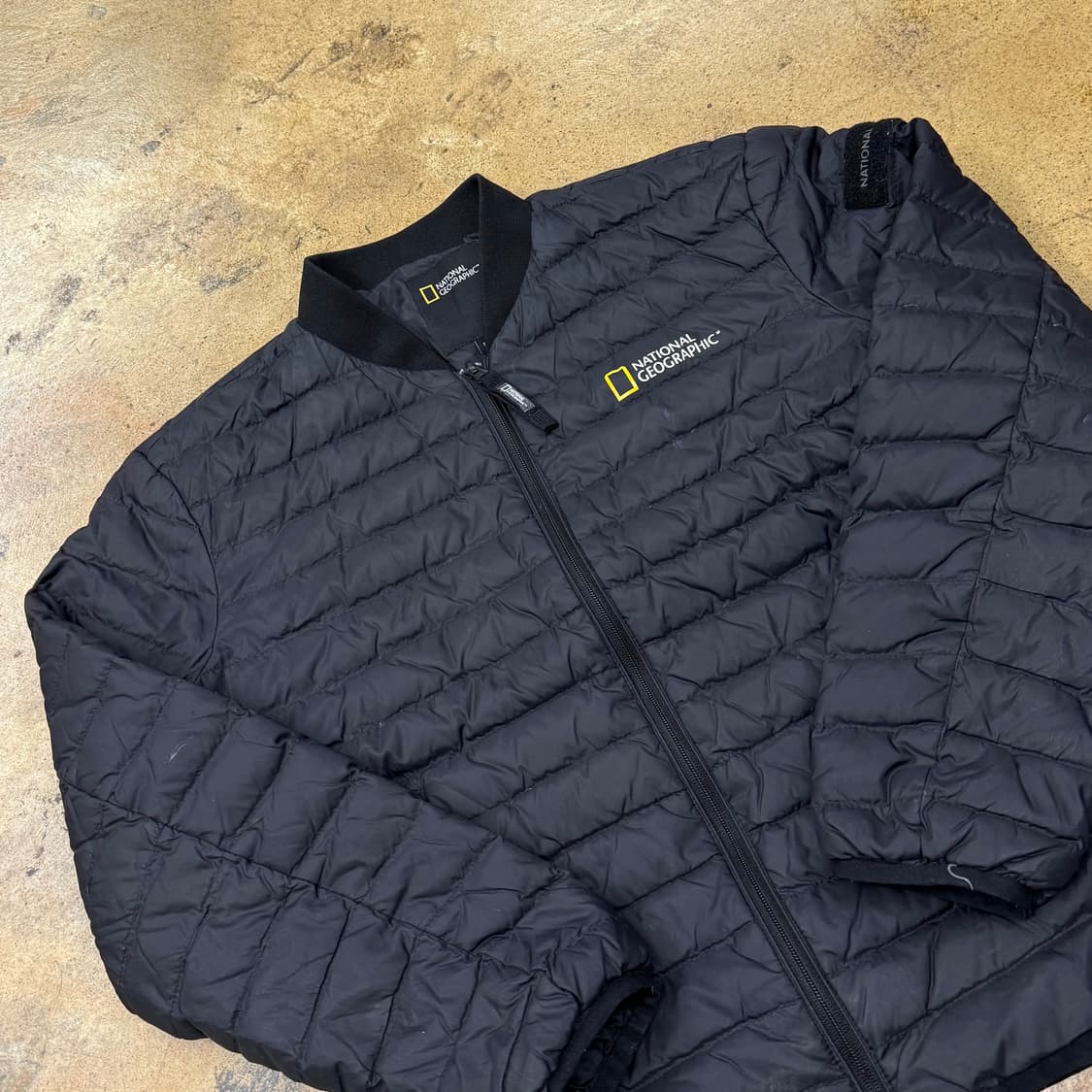[정품/M] 내셔널지오그래픽 블랙 패딩 점퍼 b19 상품이미지1