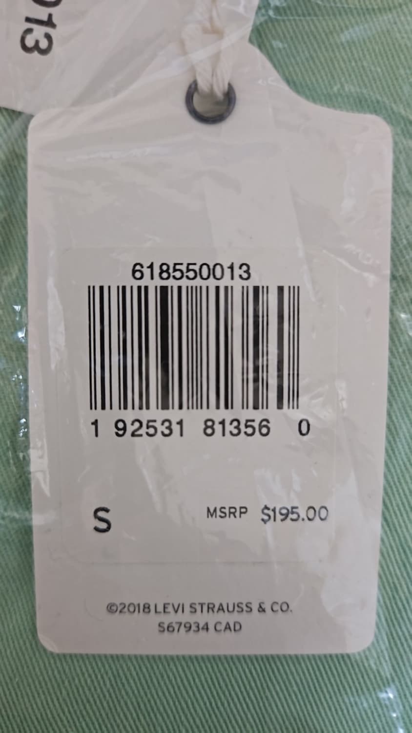 리바이스 LVC 1950's 탭 트윌 셔츠 그린 S 상품이미지5