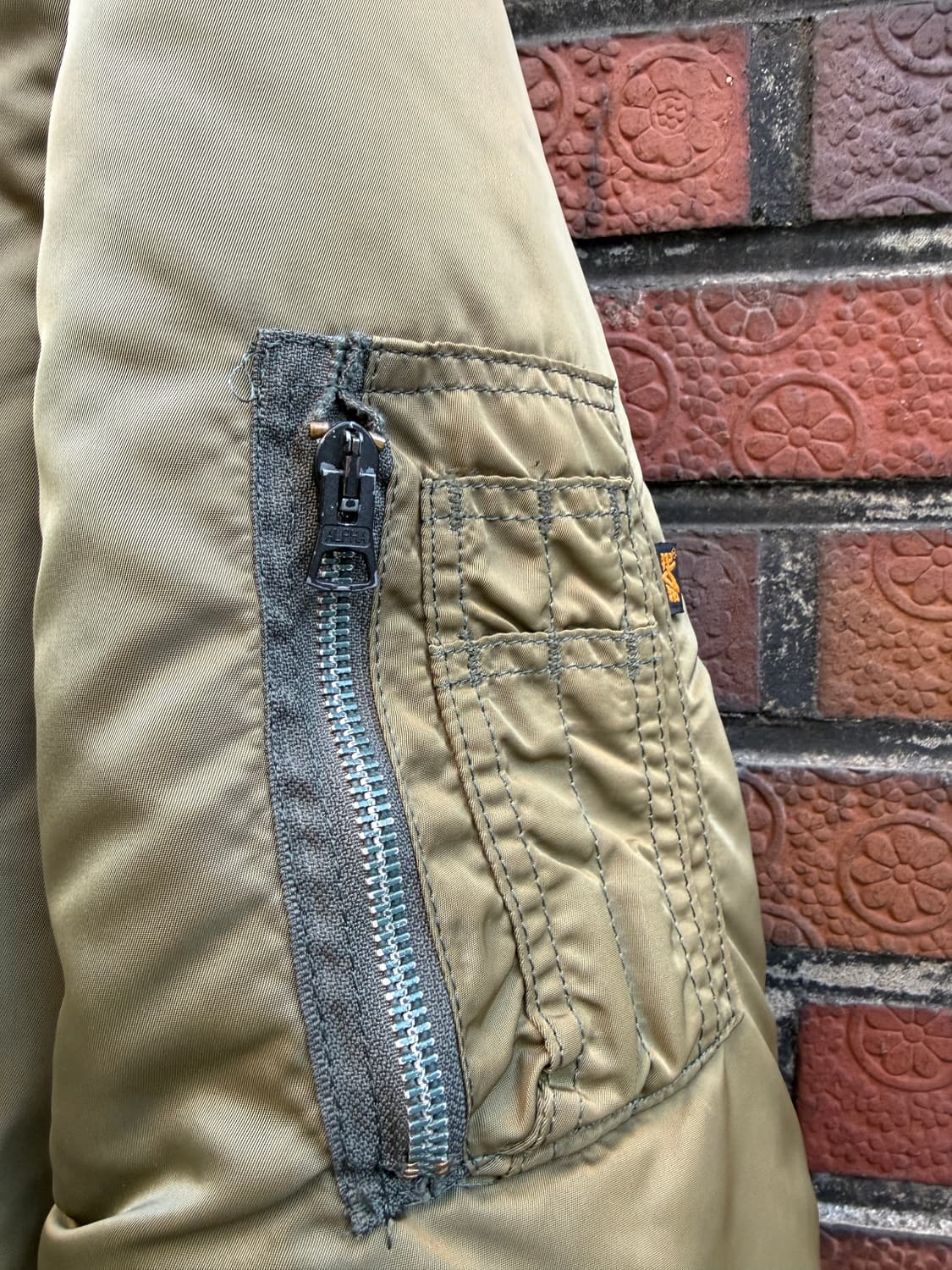 90s 알파인더스트리 ma-1 항공자켓 XL 상품이미지4