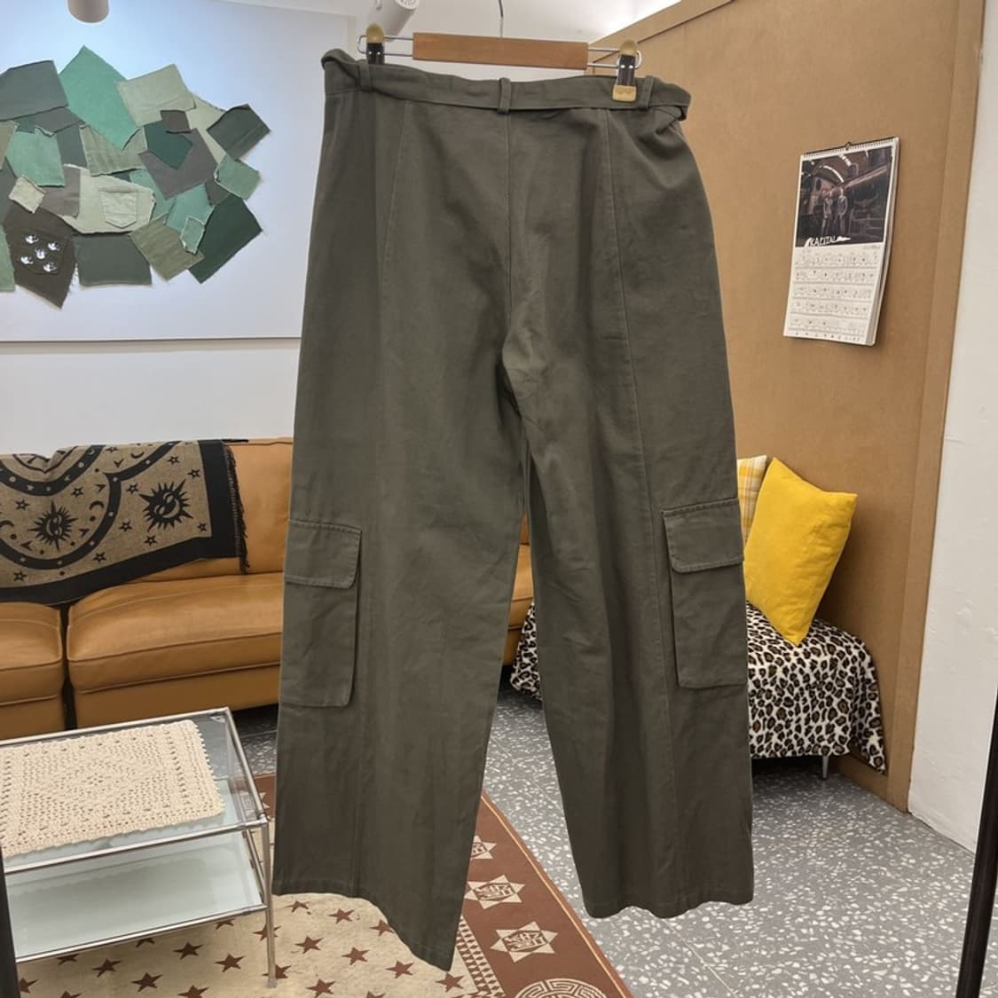 울트라패션 빈티지 스트릿 벨티드 카고팬츠 28인치 C10364 상품이미지4