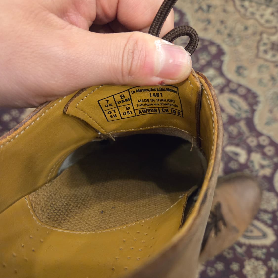 닥터마틴 1461 크레이지홀스 uk7 260-265 상품이미지7