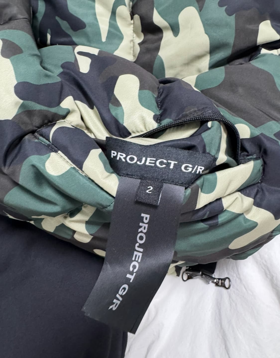 프로젝트 G/R 리버시블 후드 퍼퍼 자켓 블랙 상품이미지5