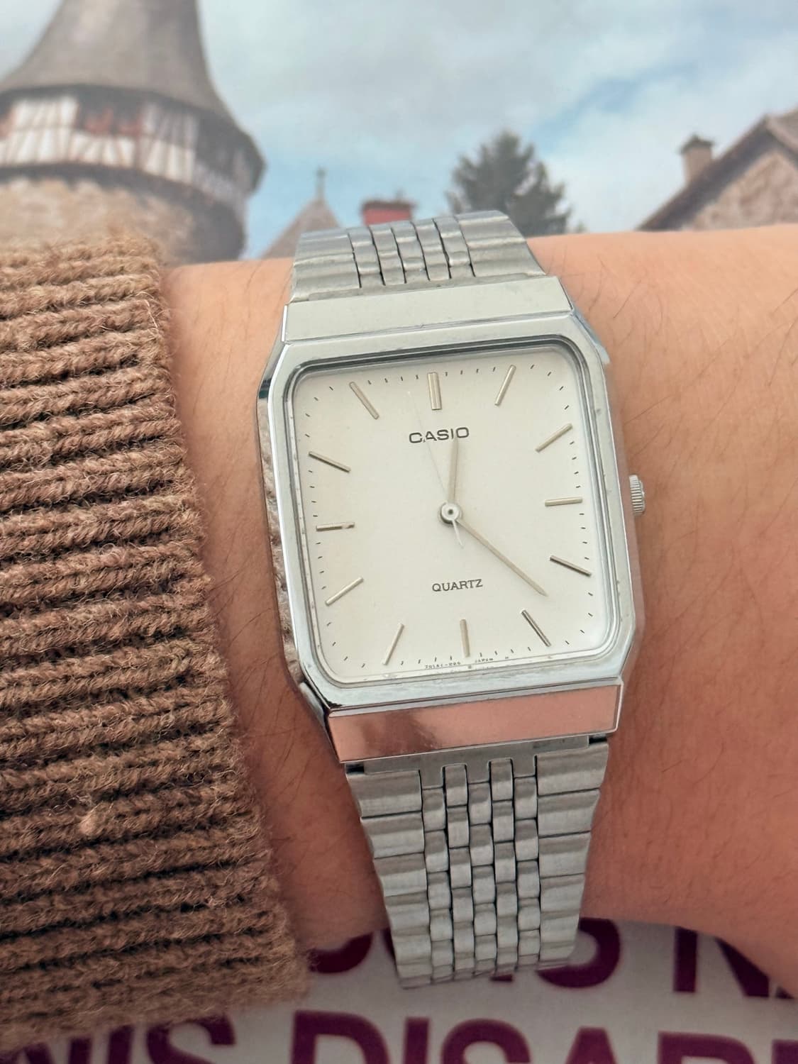 Casio 카시오 쿼츠 스퀘어 1980-1990 상품이미지9