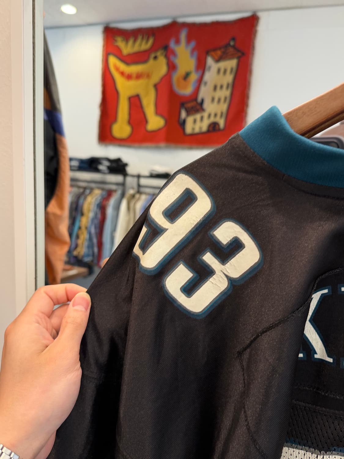 Reebok 리복 NFL 필라델피아 이글스 No.93 풋볼 저지 상품이미지6