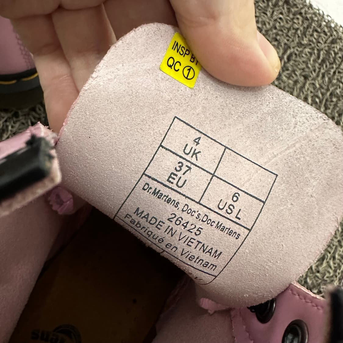 닥터마틴 여성 페이턴트 워커 부츠 핑크 UK 4(230) 상품이미지8