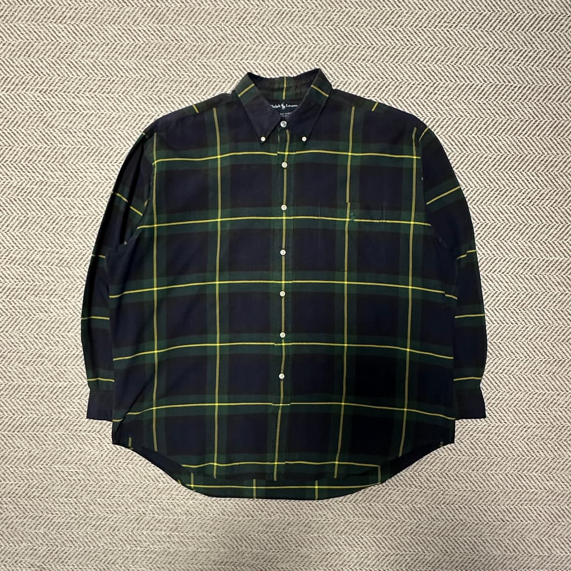 POLO RALPH LAUREN big shirt tartan check 상품이미지1