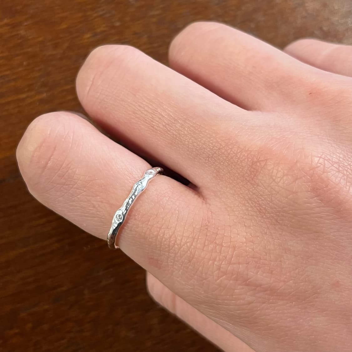 새상품 여성 오픈링 문양 반지 은반지 실버링 상품이미지5