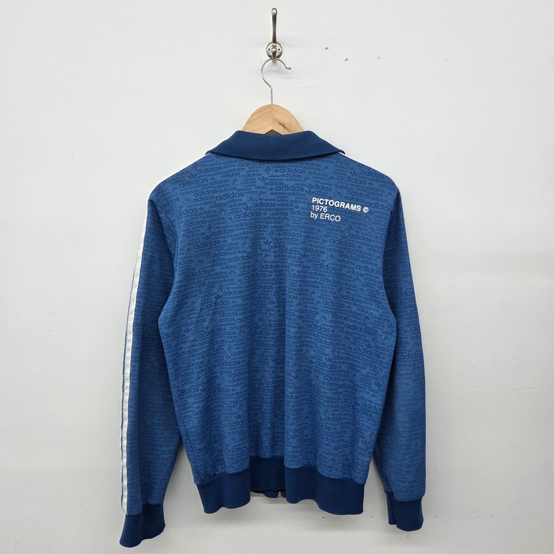 아디다스 져지 올드스쿨 파랑 트랙탑 남녀공용m 상품이미지7