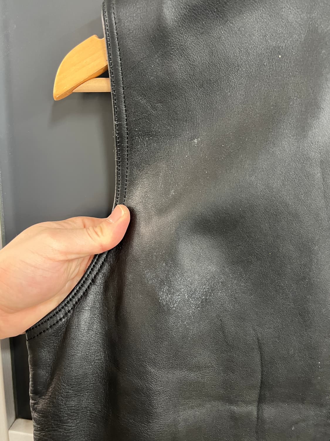 Harley Davidson 할리데이비슨 카우레더 바이커 조끼 베스트 상품이미지9