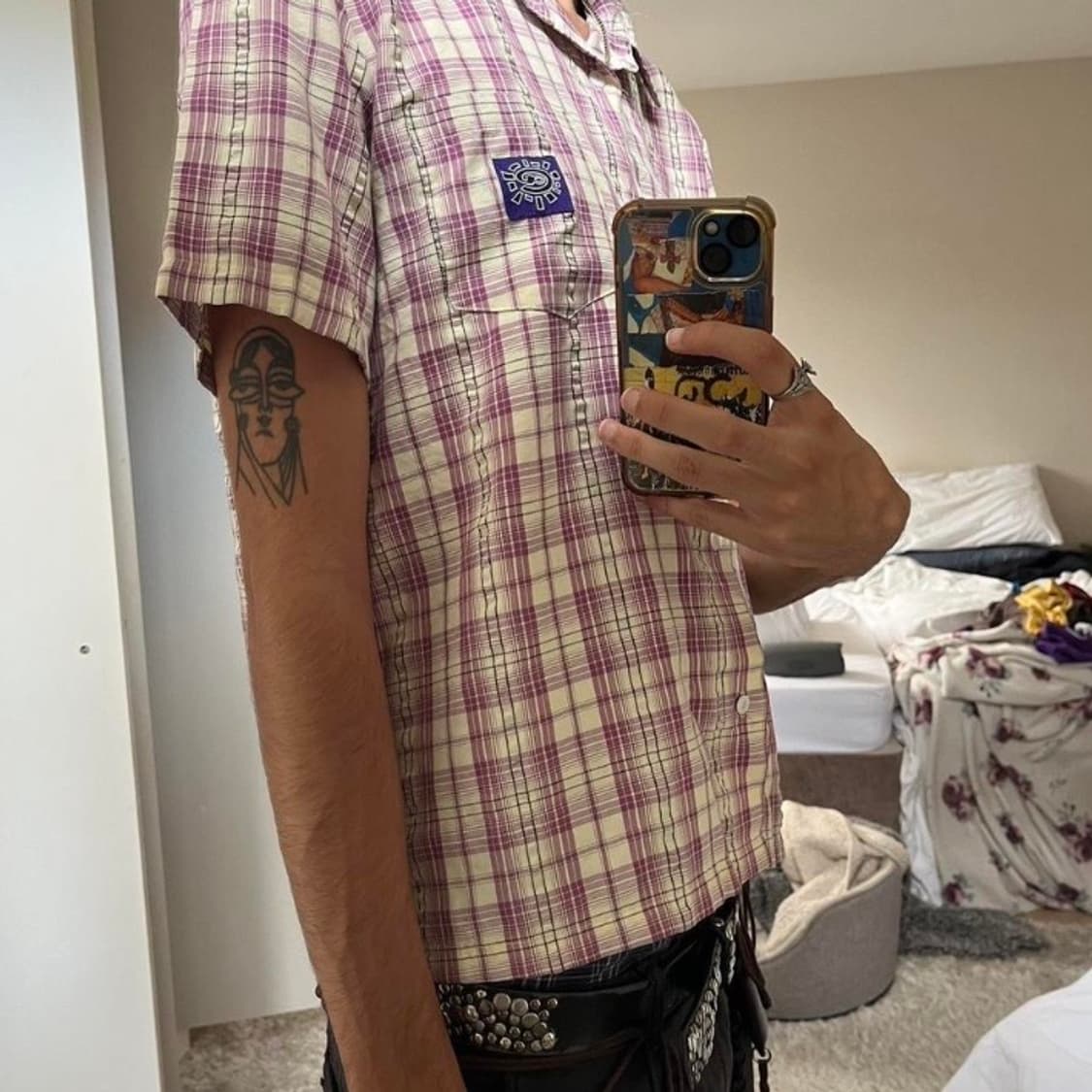 Adwysd button up shirt 상품이미지2