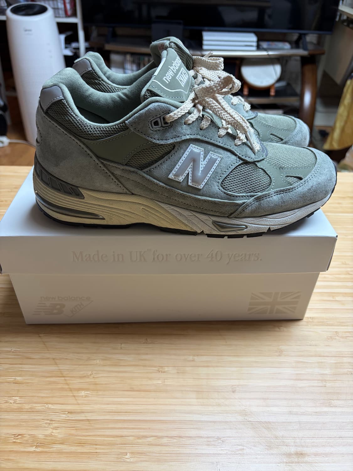 뉴발란스 x 키스 991v1 메이드 인 UK 베티버 270 상품이미지3