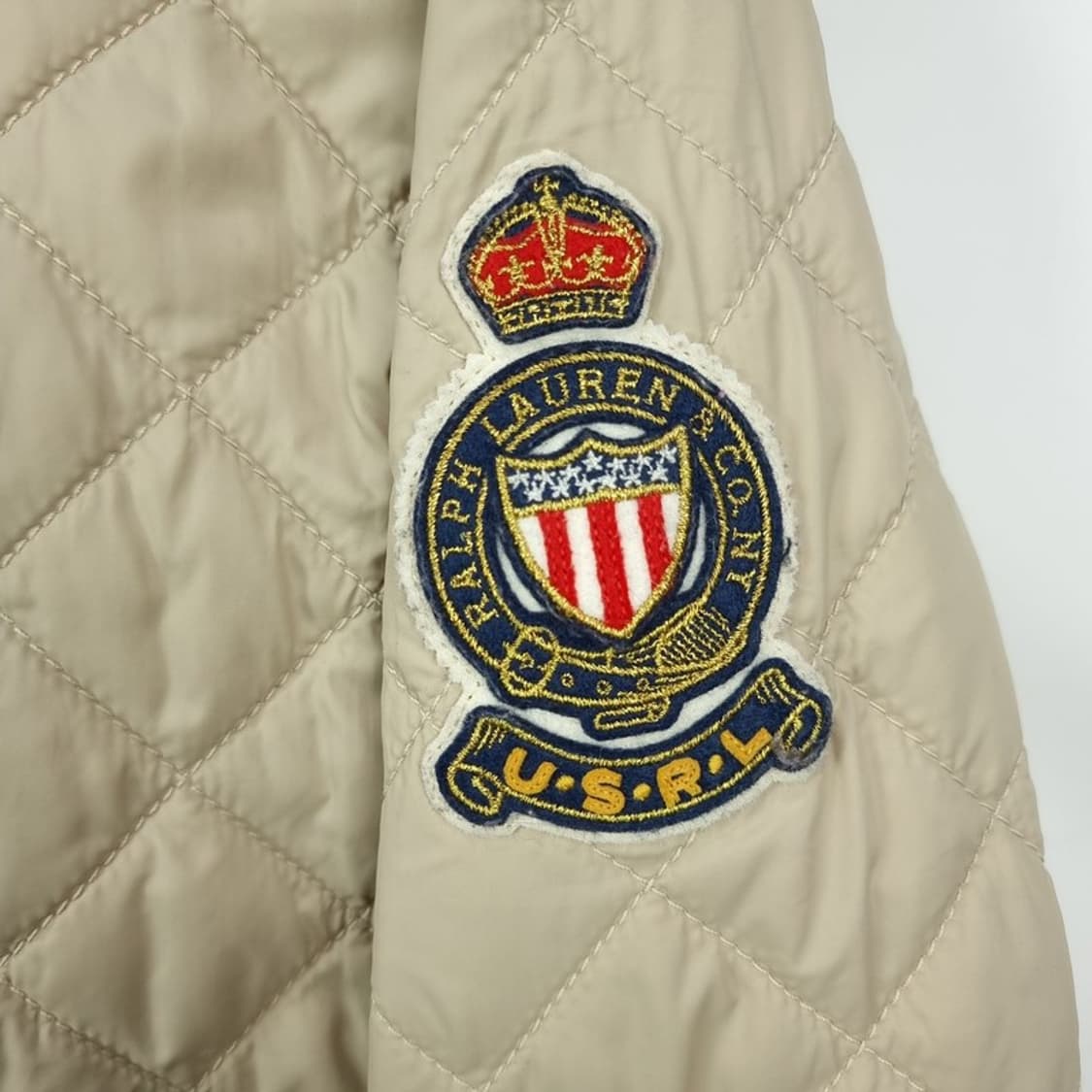 [폴로 랄프로렌] 코듀로이 골덴 카라 퀄팅 자켓 아이보리 M19657 상품이미지8