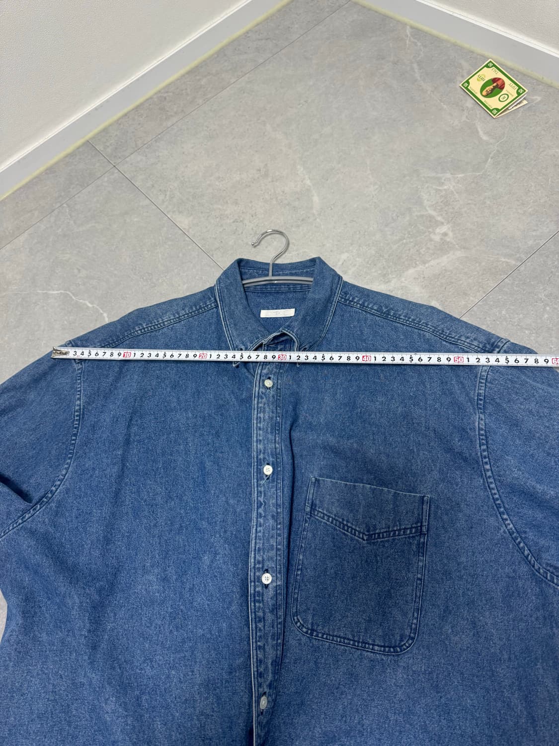 인테림 interim 데님셔츠자켓 5사이즈 판매 헤릴 아프레쎄 코모리 상품이미지6