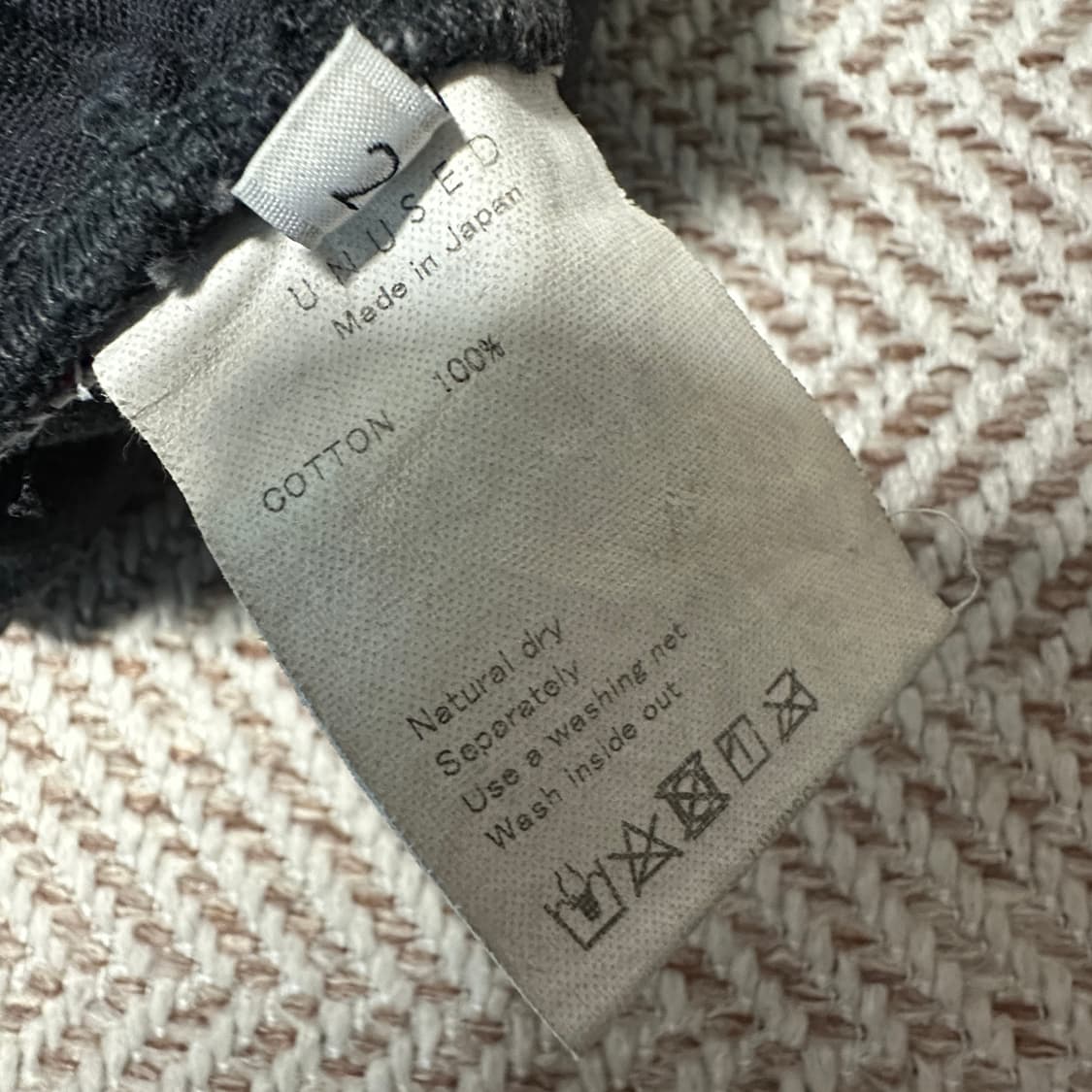 UNUSED japan made black jeans denimpants 상품이미지4