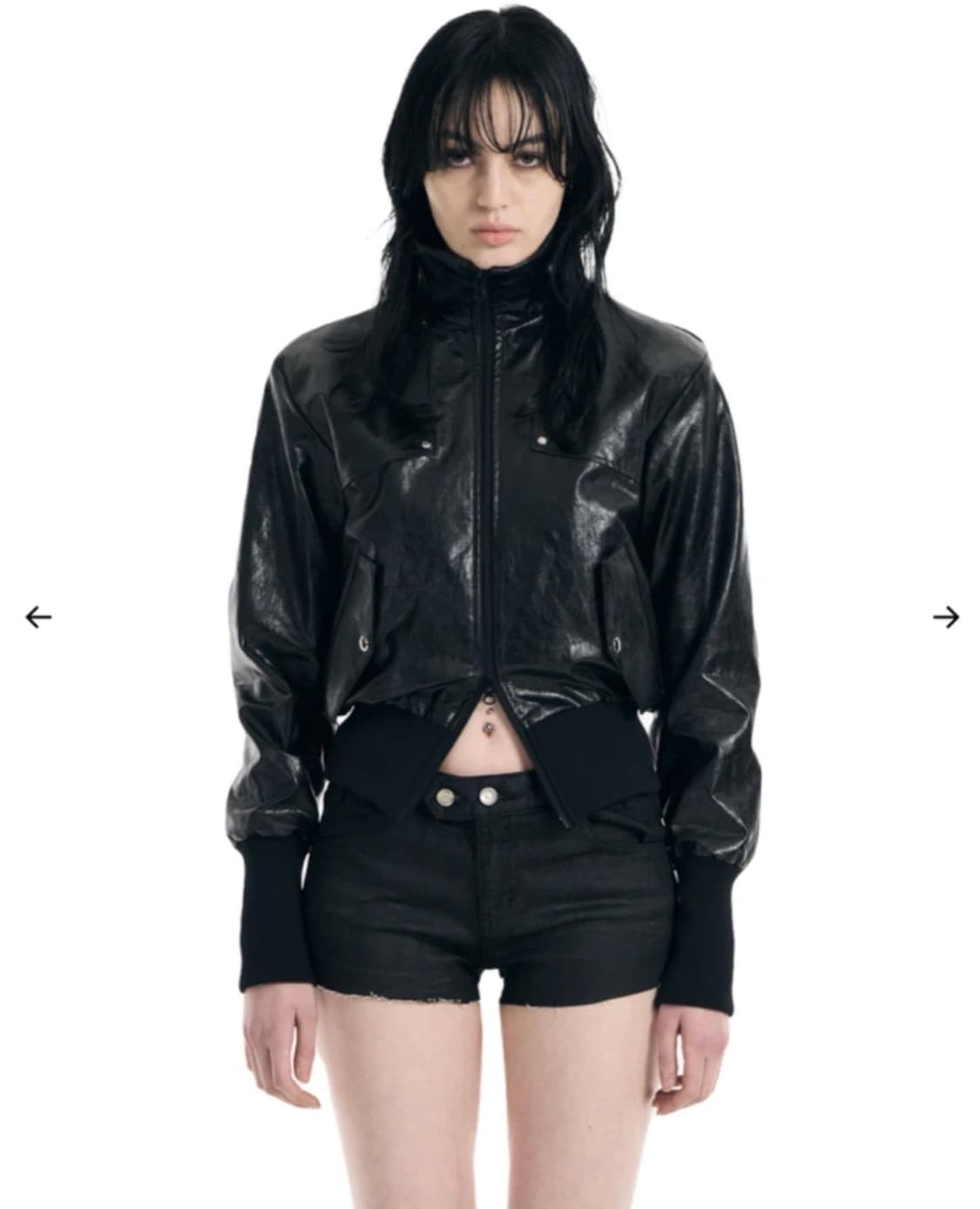 보헤미안서울 리벳 포인트 밴딩 점퍼 자켓 상품이미지1