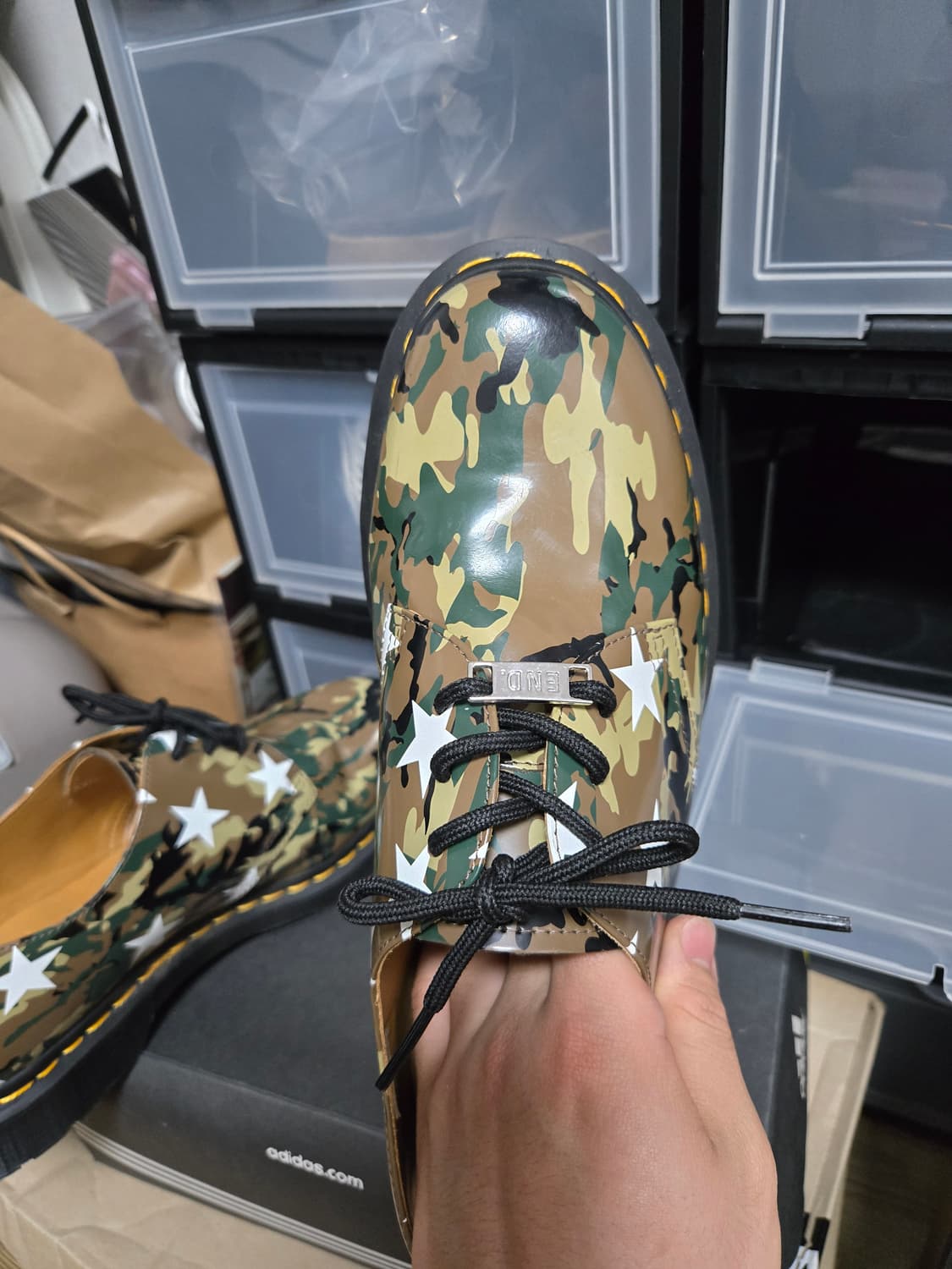 [280] 닥터마틴 X 소프넷 X END 카모 1461 상품이미지6