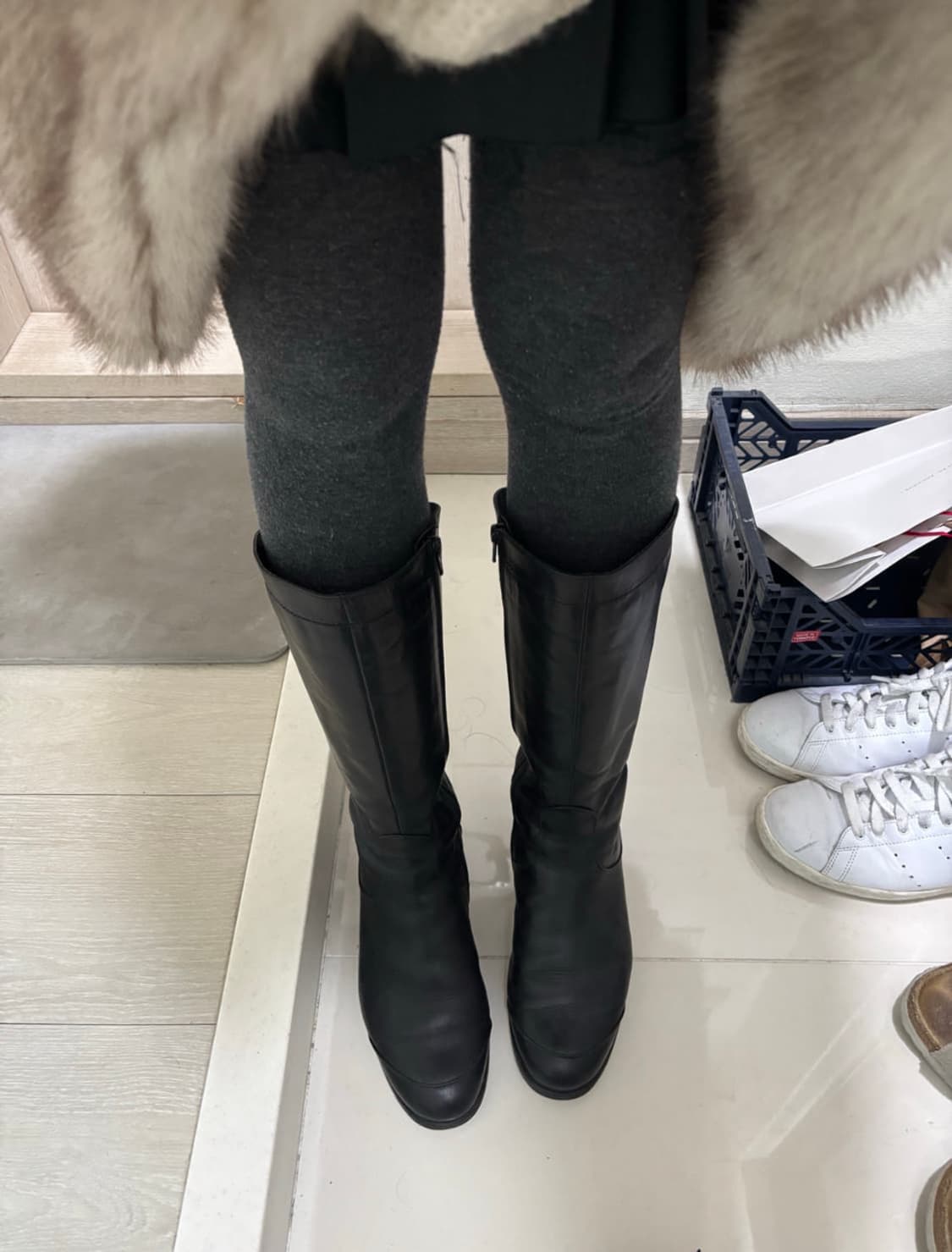 빈티지 가죽 부츠 230 (리얼 레더) 상품이미지4