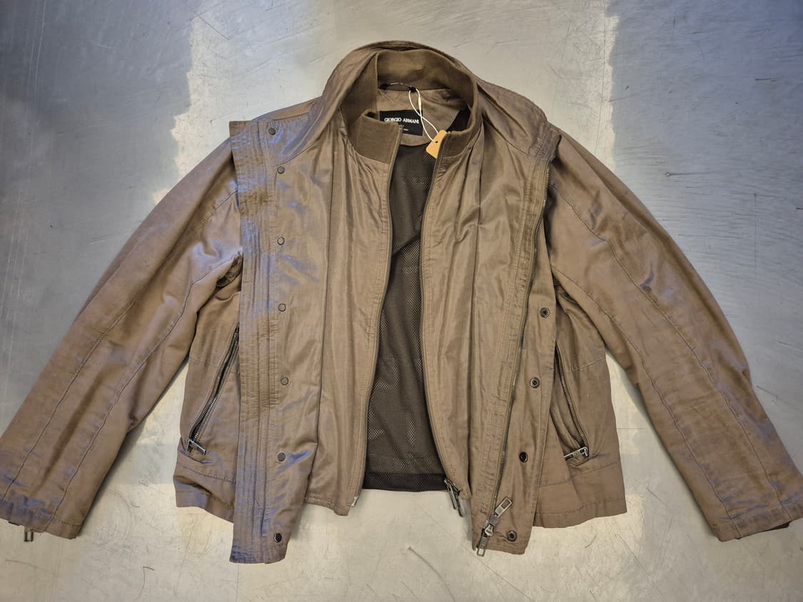 00s GIORGIO ARMANI 라이더 자켓 상품이미지4