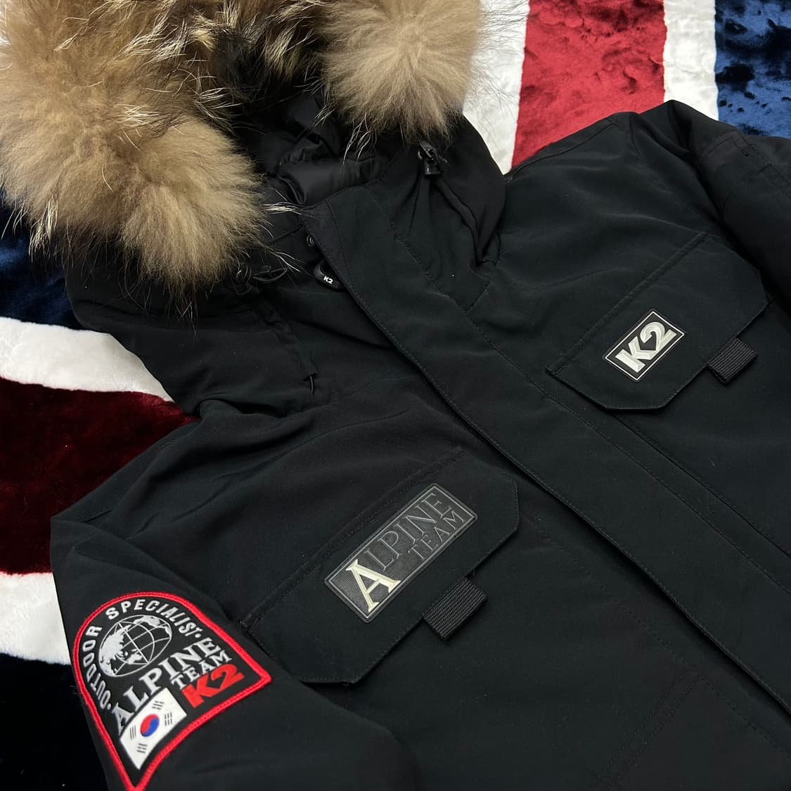 [L]K2 알파인 패딩/블랙/뒷까짐 상품이미지1