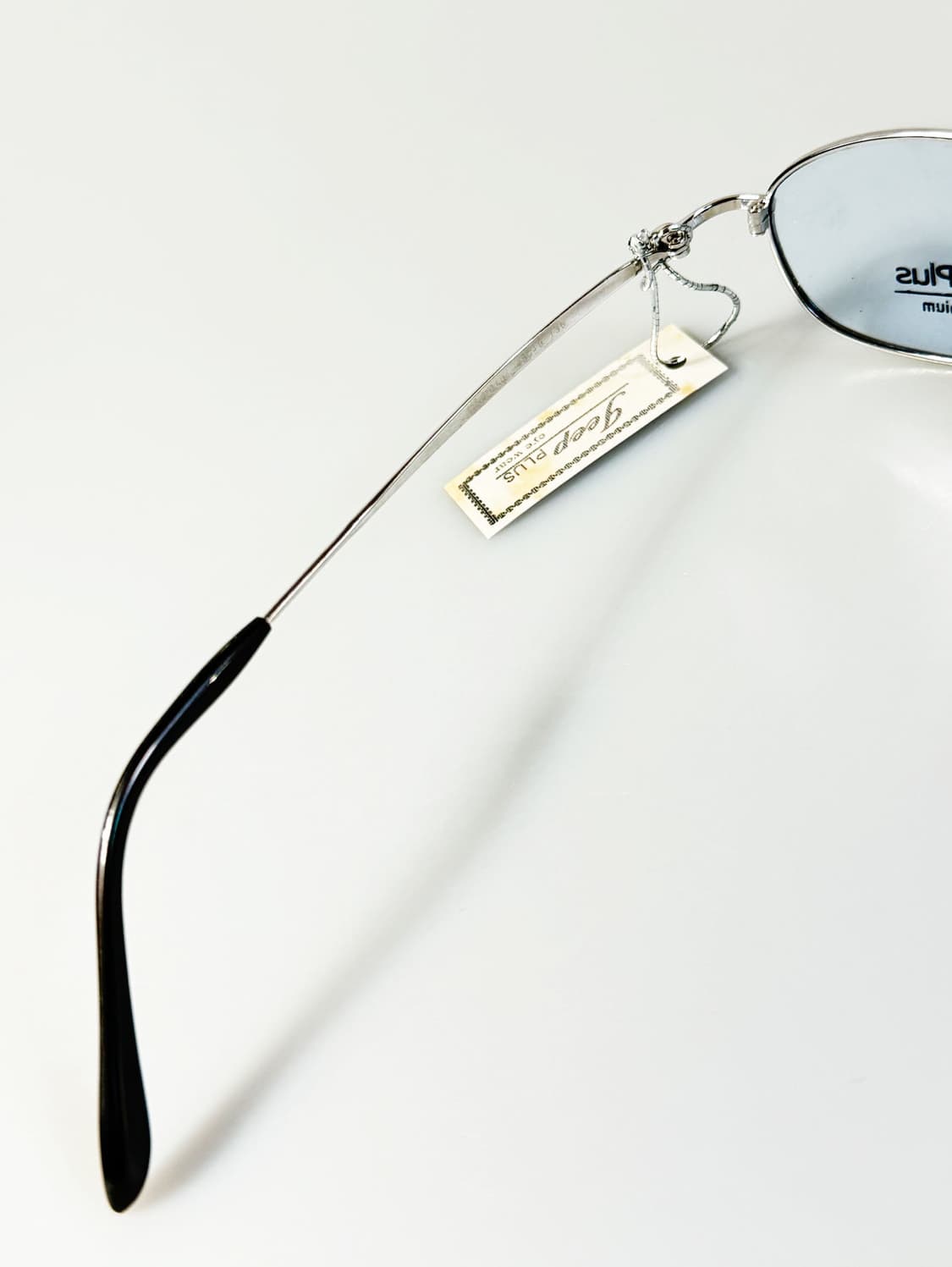 Jeep Plus 실버 티타늄 슬림 오벌 프레임 빈티지 틴트 안경 상품이미지7