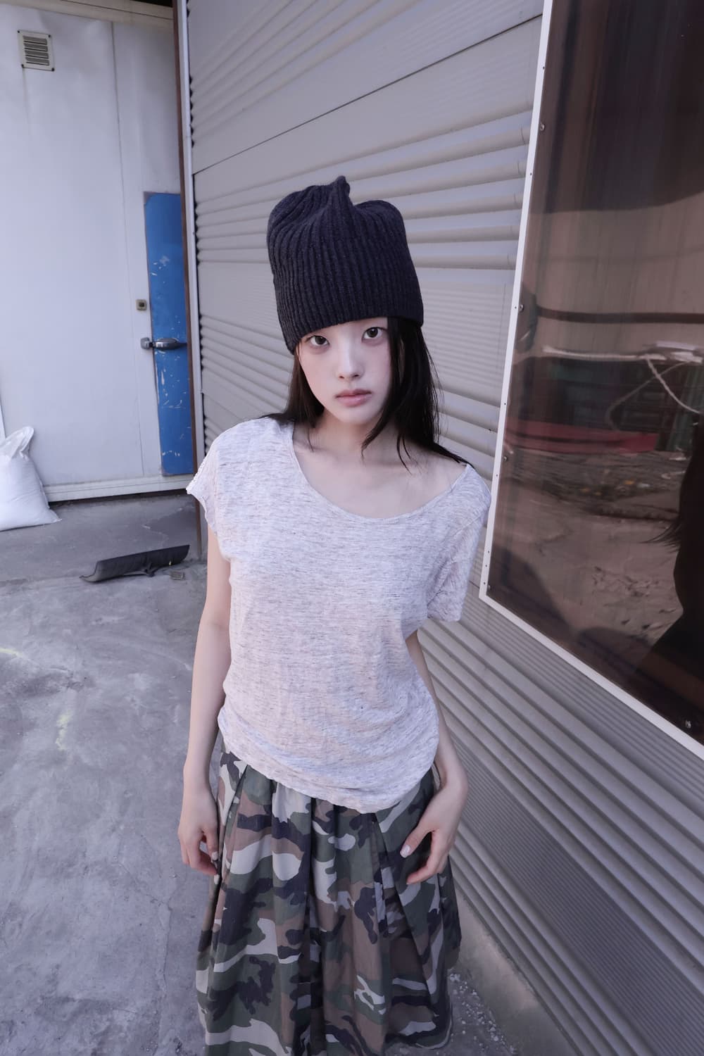 빈티지 반팔 레이스 티셔츠 상품이미지3