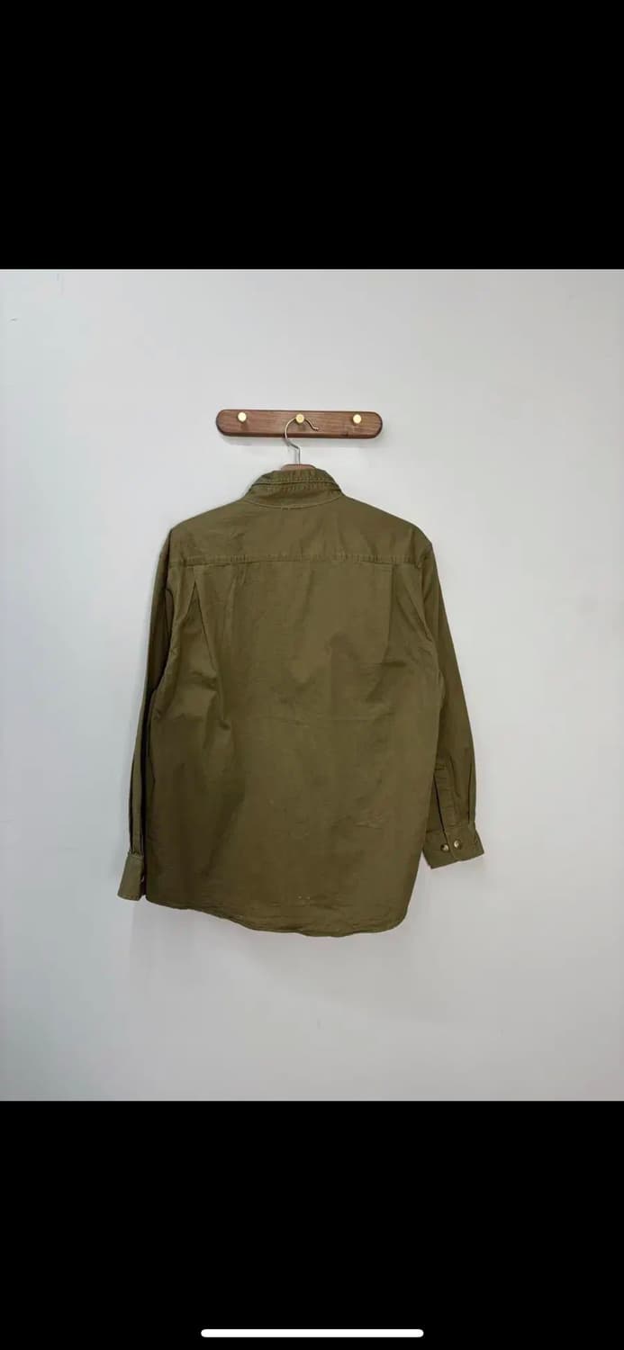 칼하트 카키 버튼다운 워크셔츠 H1224 상품이미지4