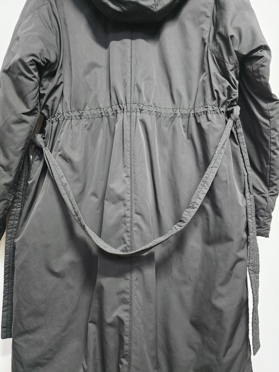 sj wani 블랙 후드 구스다운롱패딩 상품이미지7