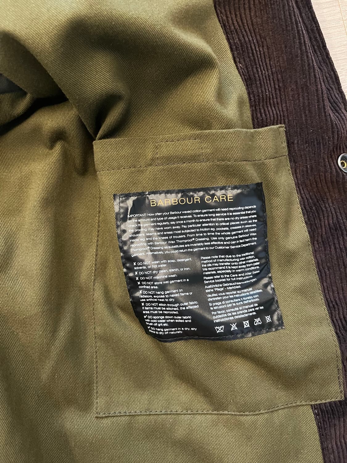 바버x엔가 그라운드 자켓 상품이미지10