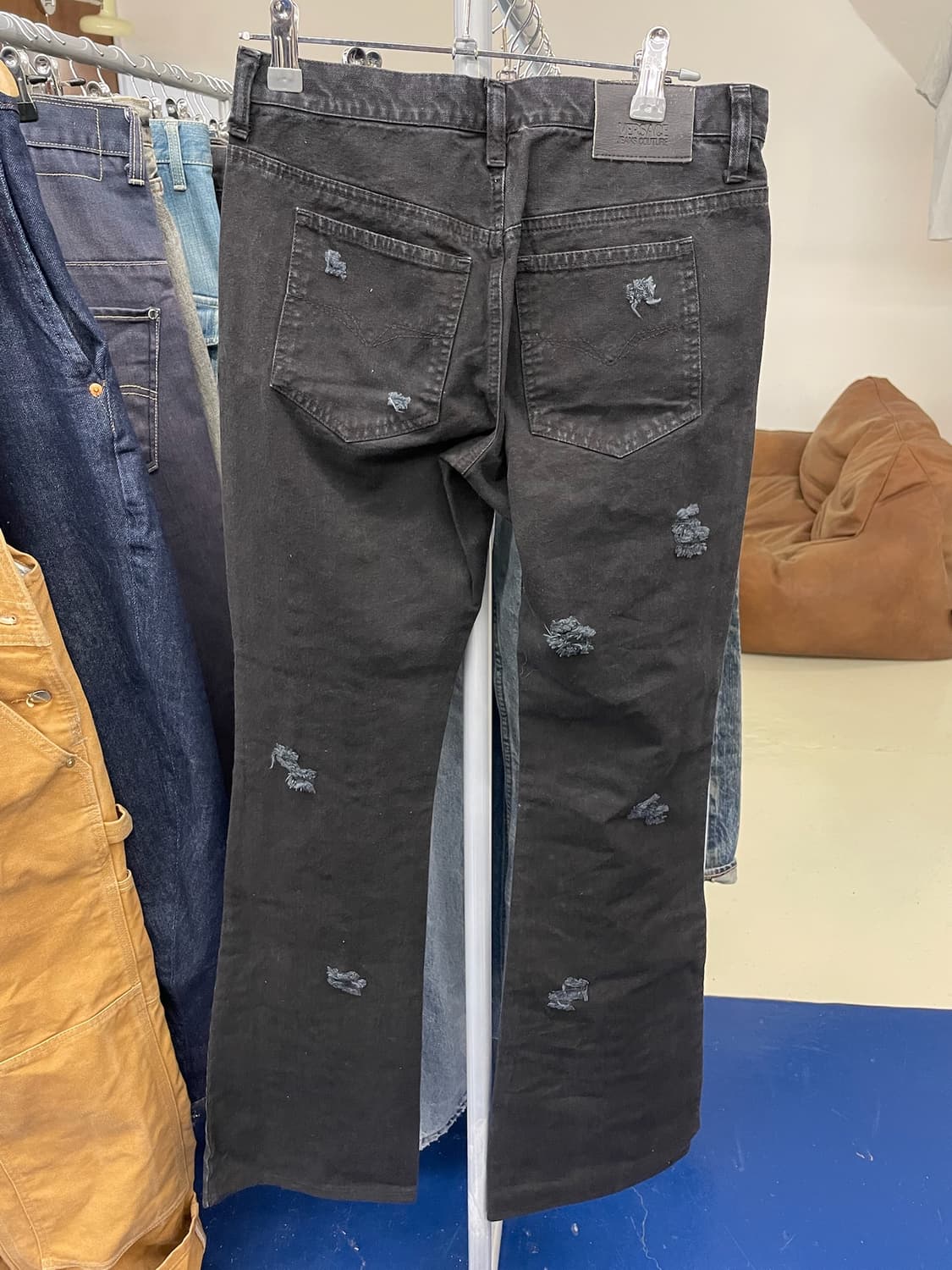 Versace 베르사체 진스 쿠뛰르 체인 부츠컷 팬츠 상품이미지8