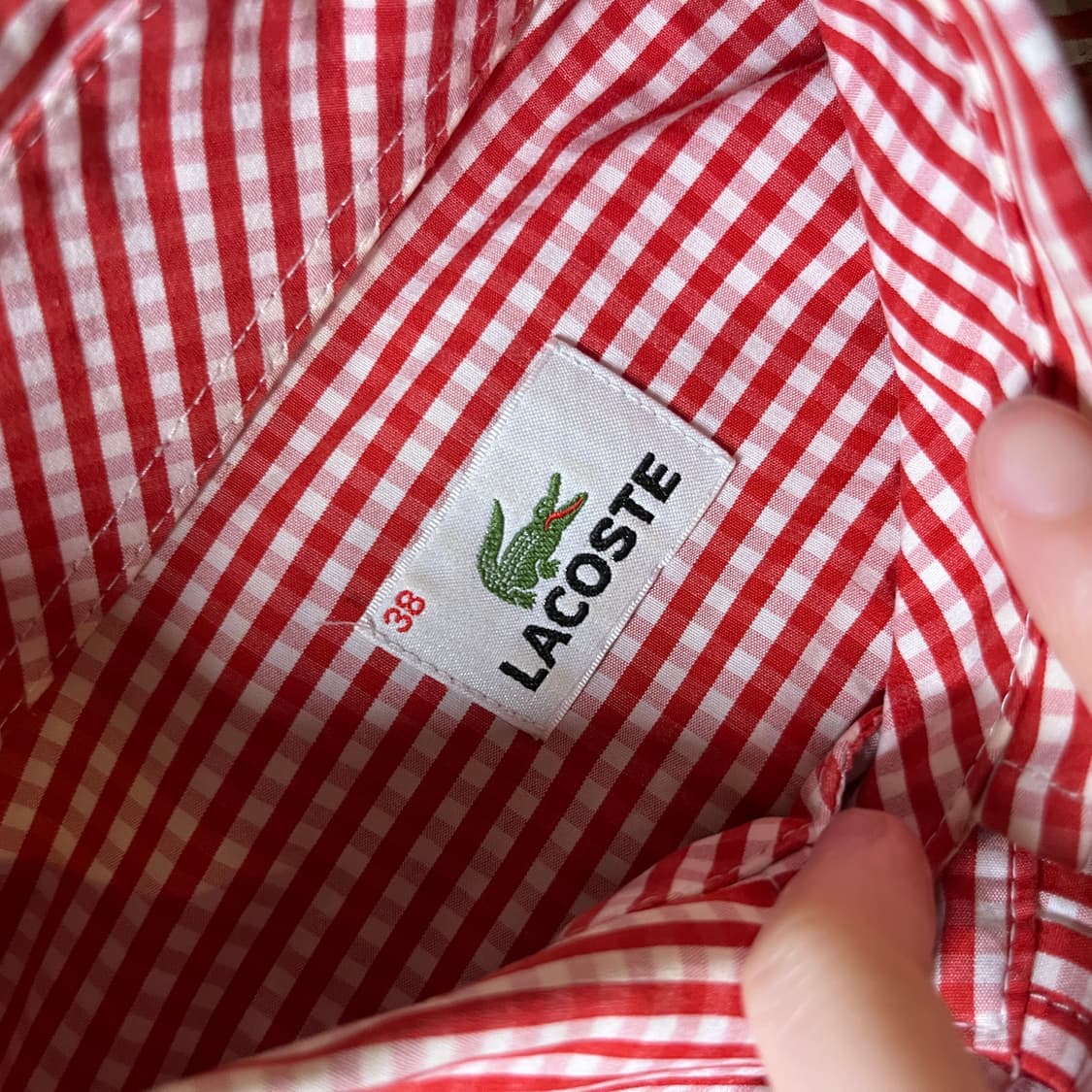 라코스테 체크셔츠 상품이미지5